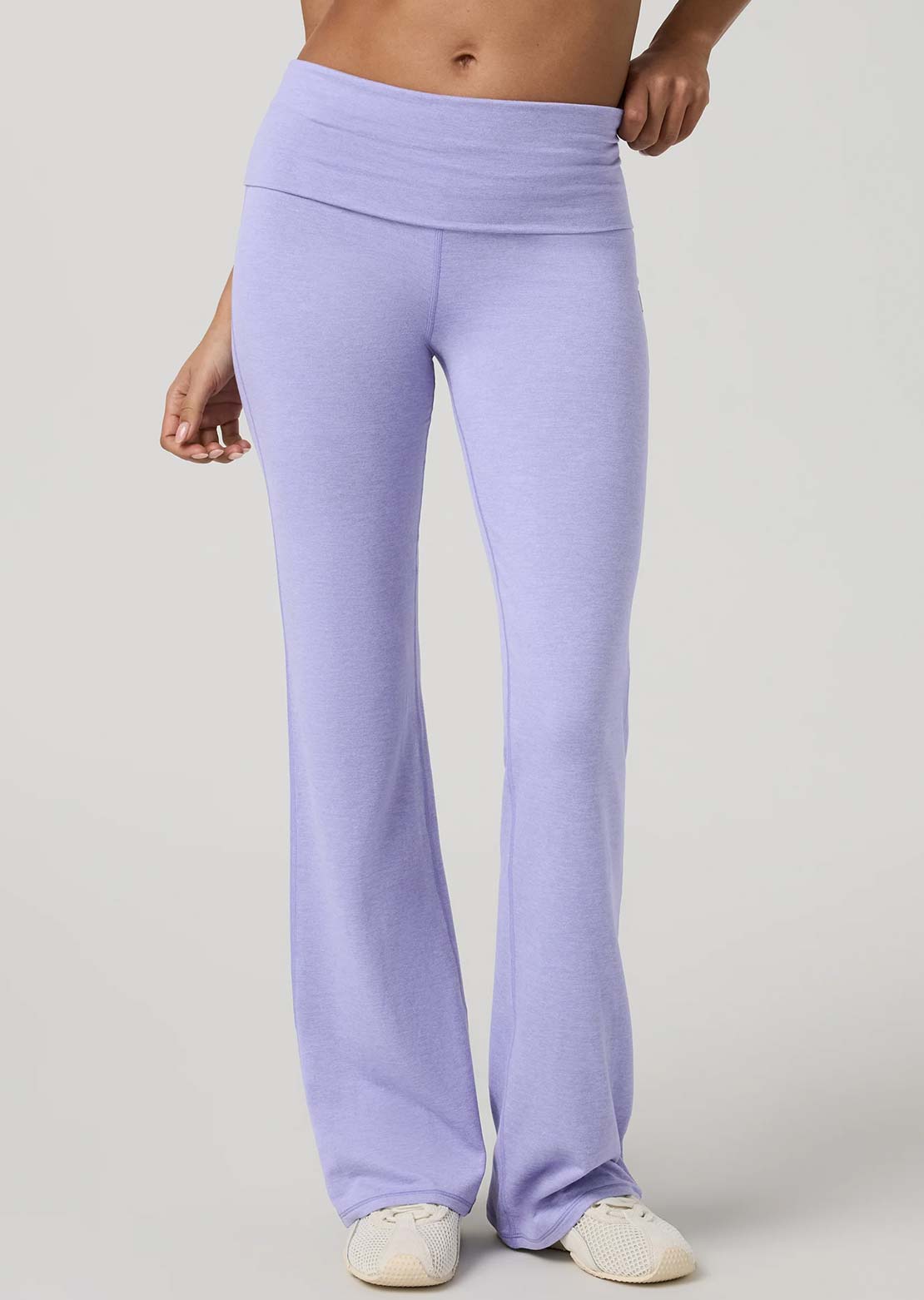 Vuori Women's Halo Foldover Pants Hyacinth Heather