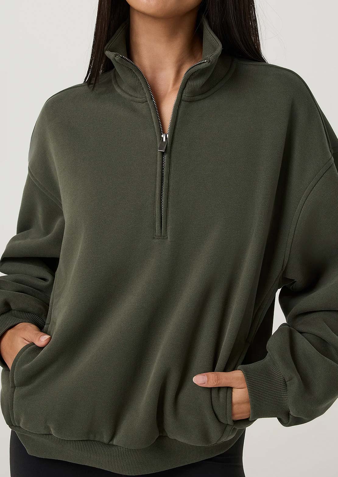 Vuori Women's Restore OS Half Zip Sweatshirt