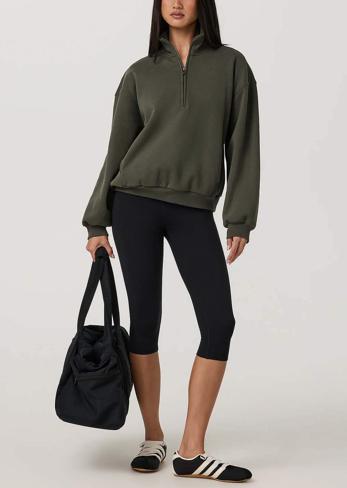 Vuori Women's Restore OS Half Zip Sweatshirt