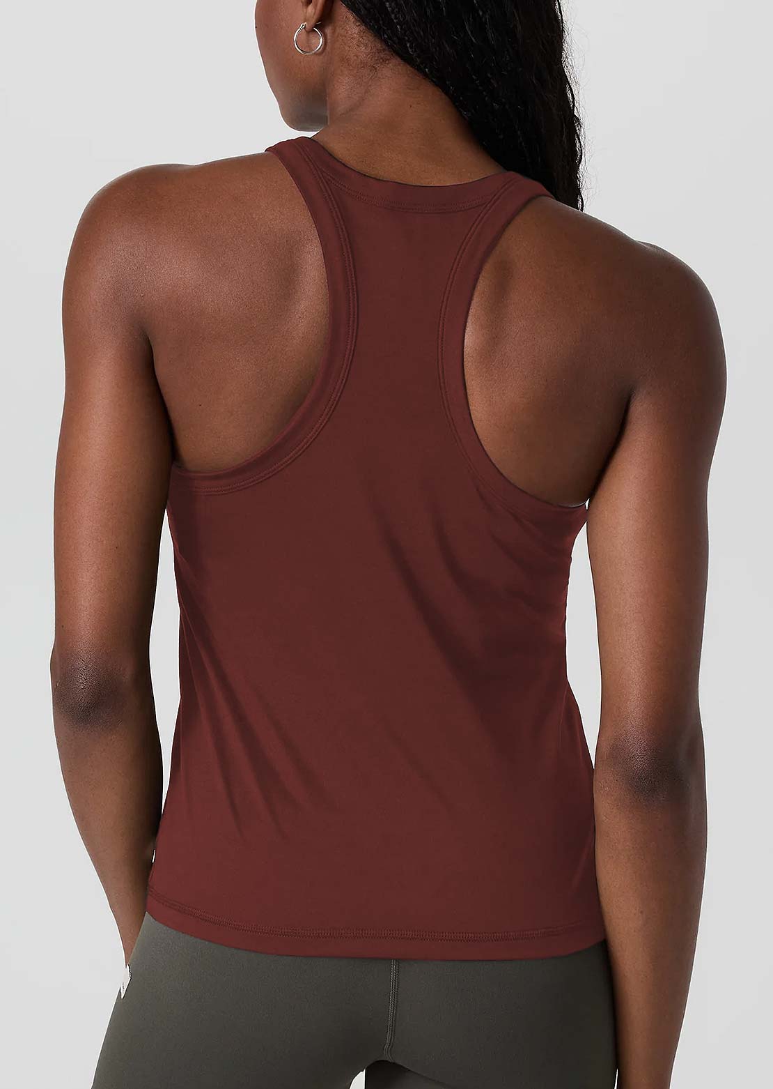 Vuori Women's Sleeveless Lux Racerback Tank Top Burnt Sienna