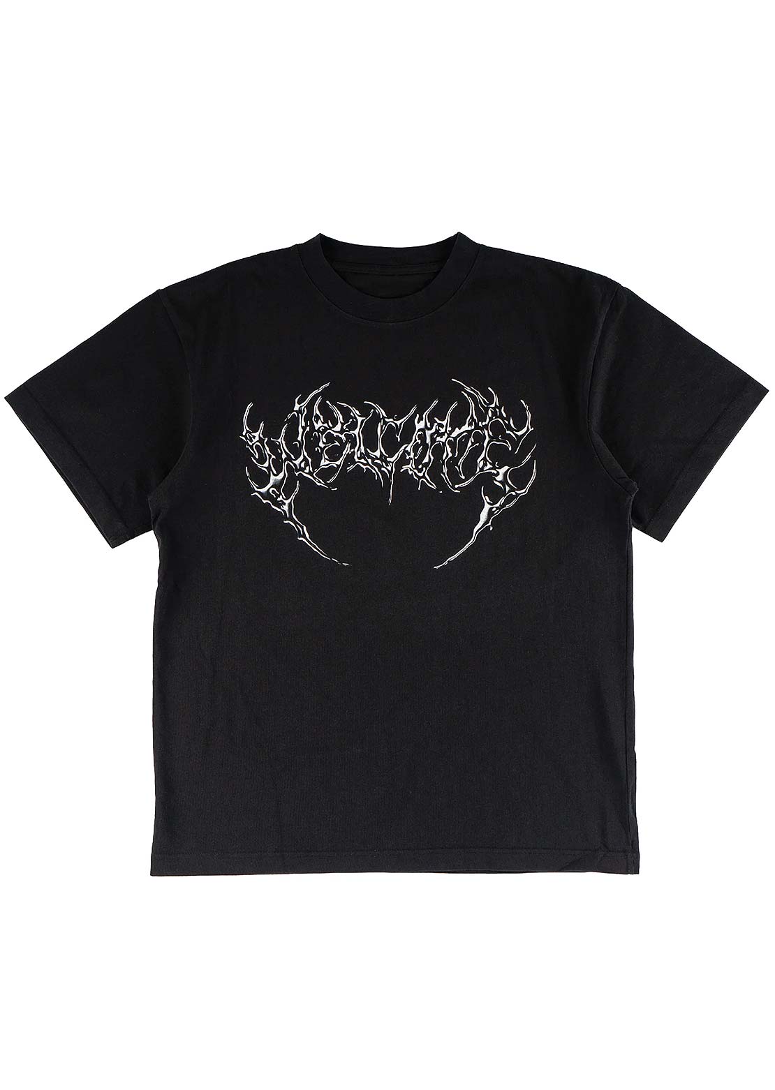 Welcome Skateboards Unisex Chrome Fang T-Shirt Black