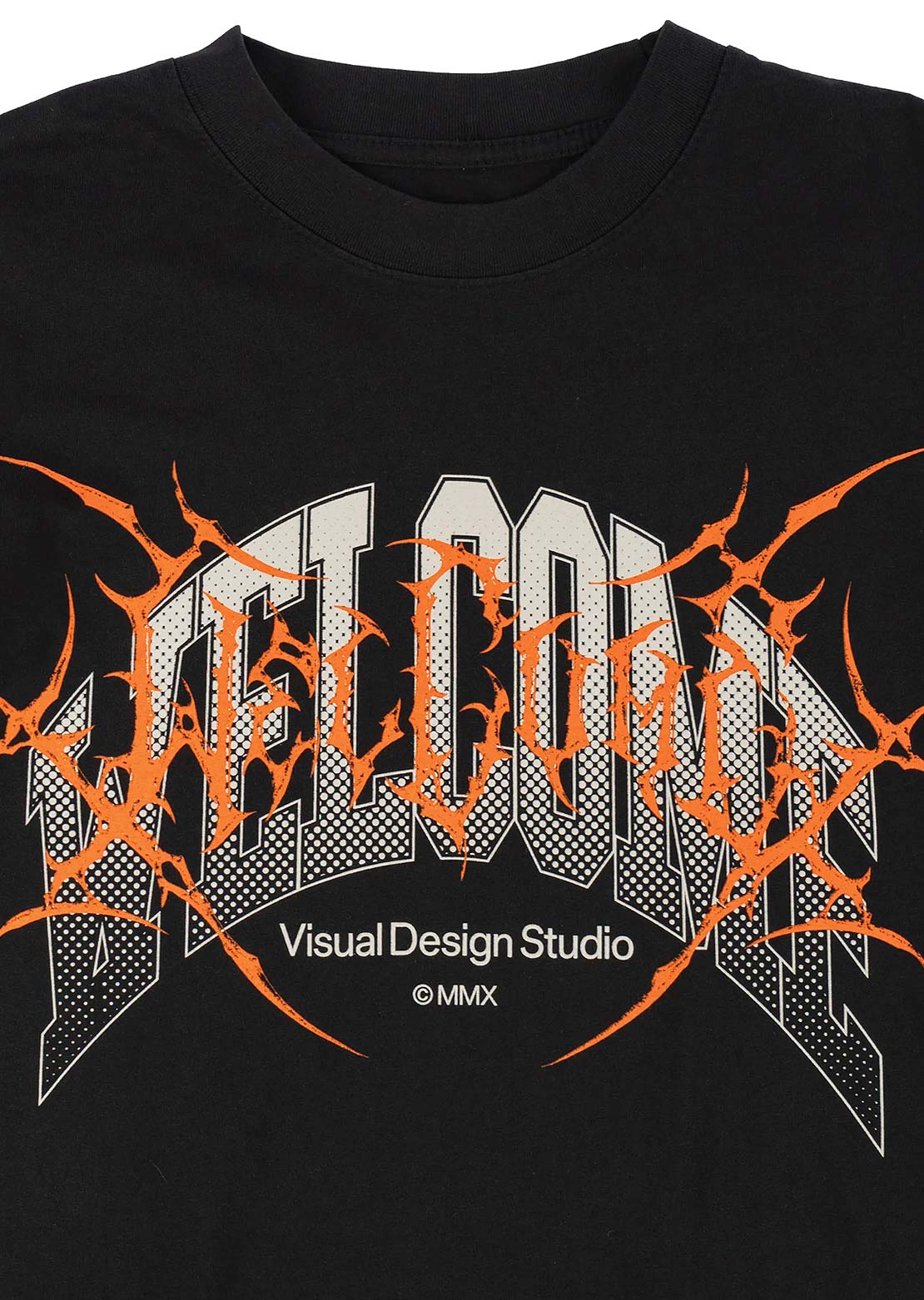 Welcome Skateboards Unisex Coupled T-Shirt Black