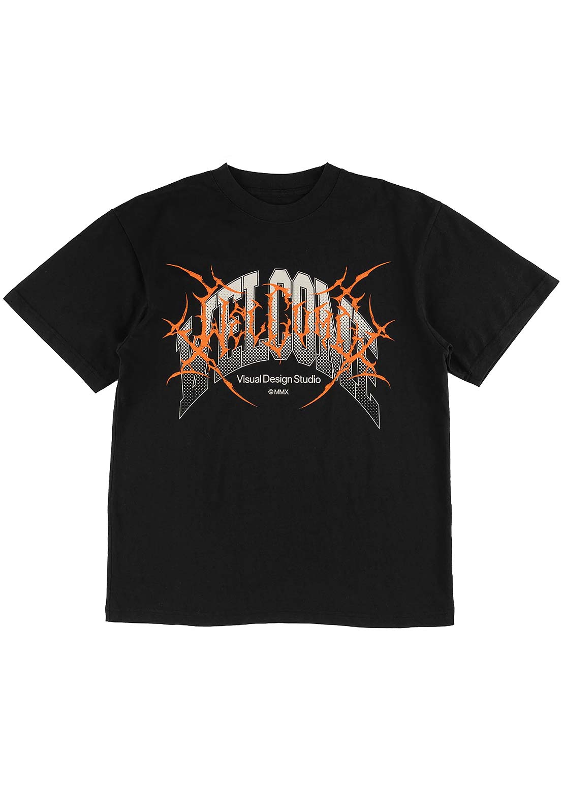 Welcome Skateboards Unisex Coupled T-Shirt Black