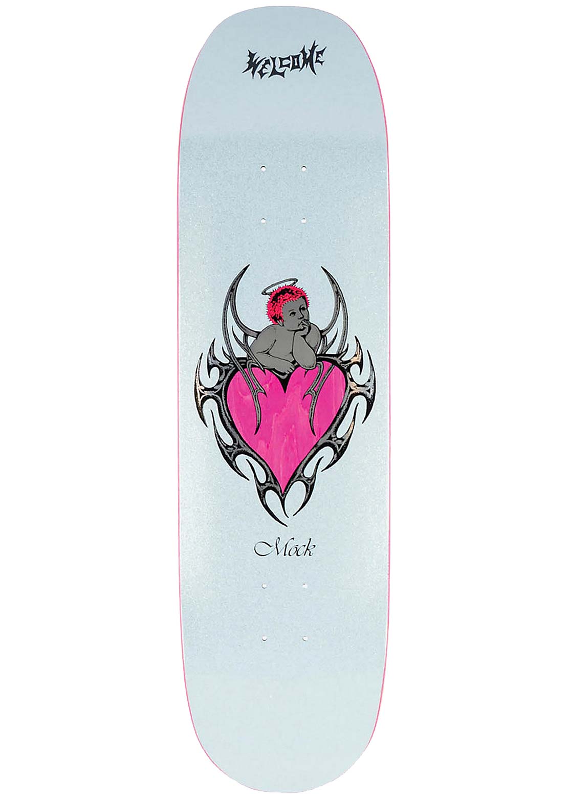 Welcome Skateboards Unisex Cupid Evan Mock Pro Model Moontrimmer 2.0 Skateboard Deck