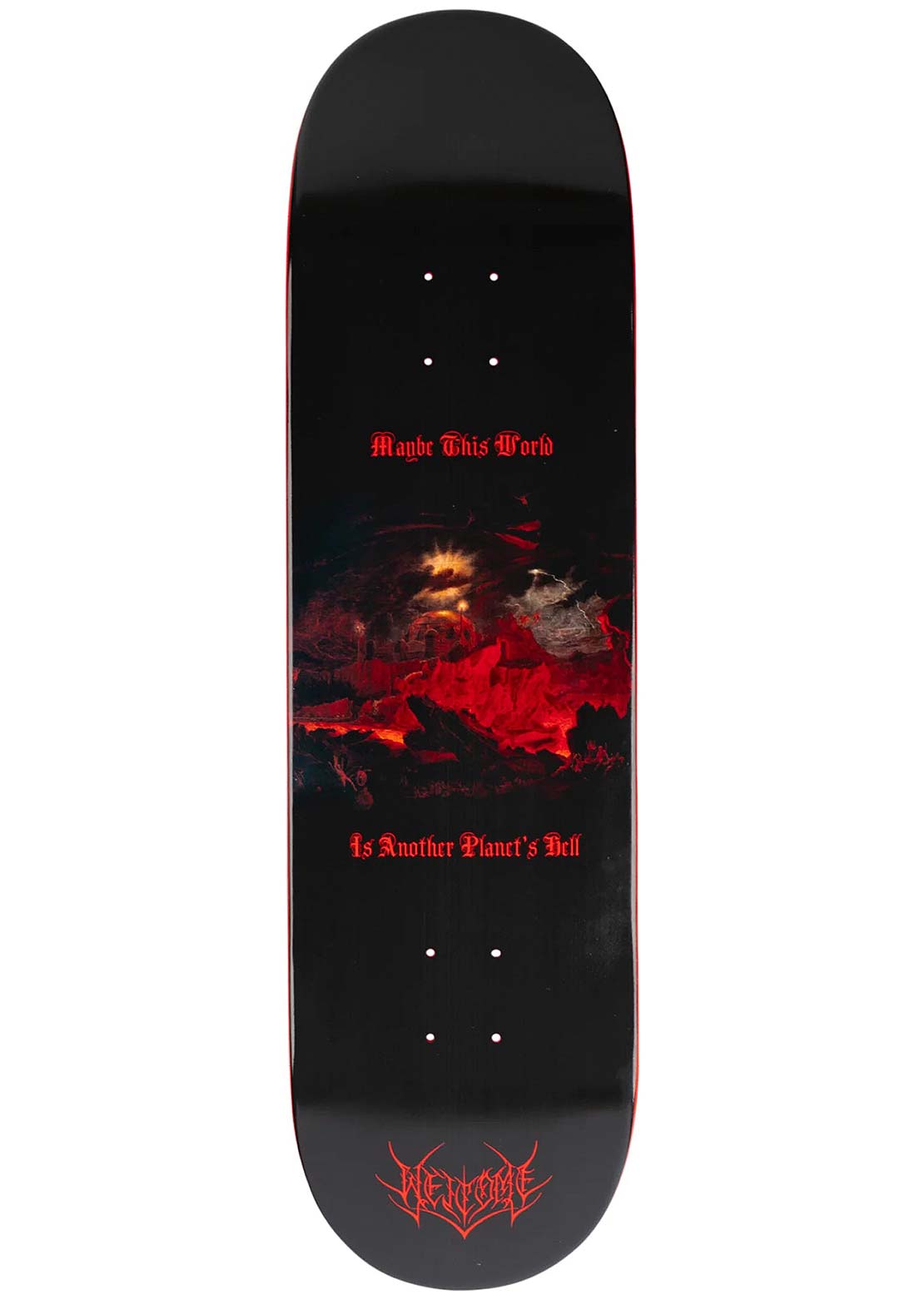 Welcome Skateboards Unisex Depths Skateboard Deck Red Dip