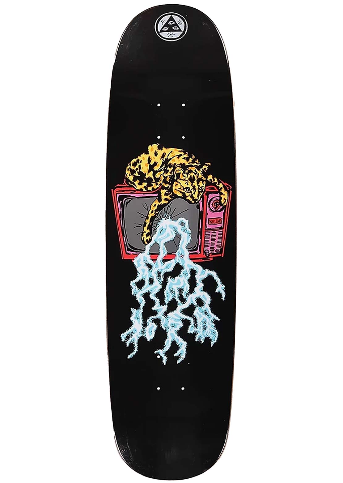 Welcome Skateboards Unisex Nora Static On Sphynx Skateboard Deck Black
