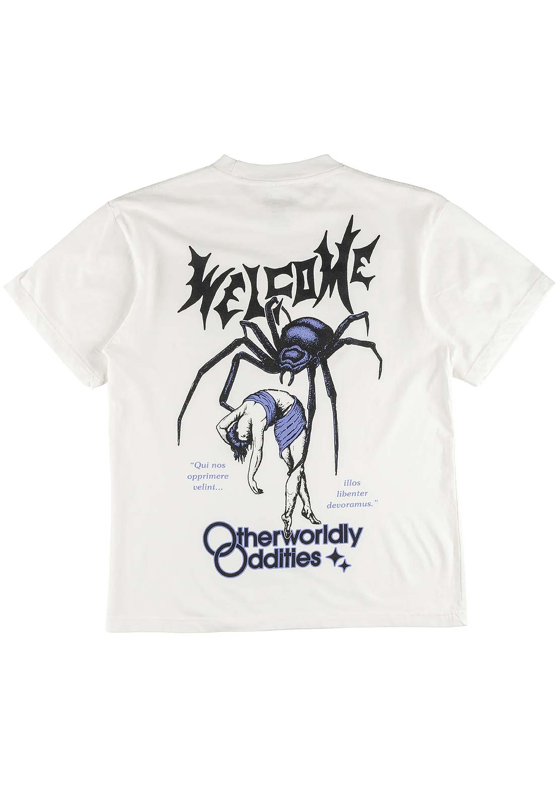 Welcome Skateboards Unisex Widow T-Shirt White