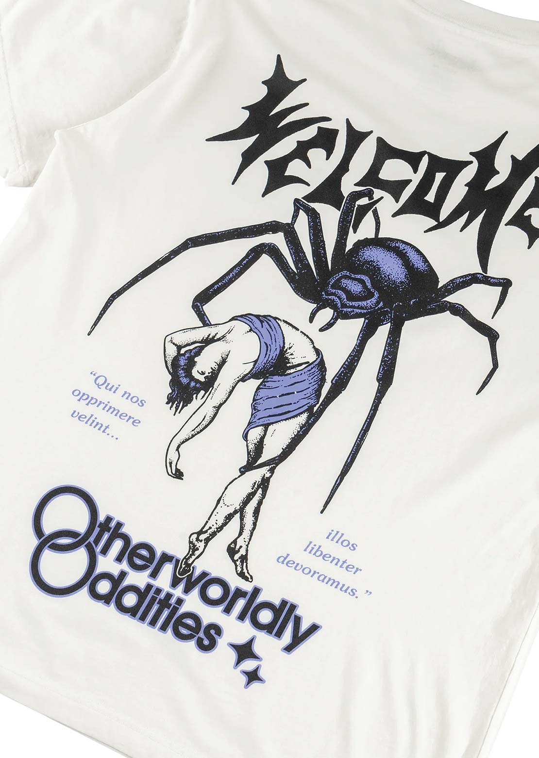 Welcome Skateboards Unisex Widow T-Shirt White