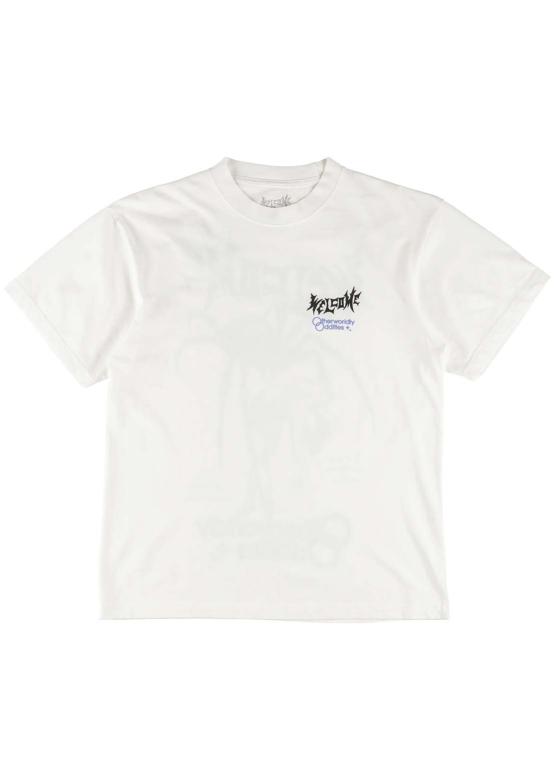 Welcome Skateboards Unisex Widow T-Shirt White