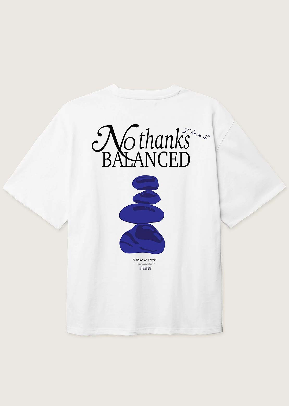 Woodbird Men's Baine Balance T-shirt White