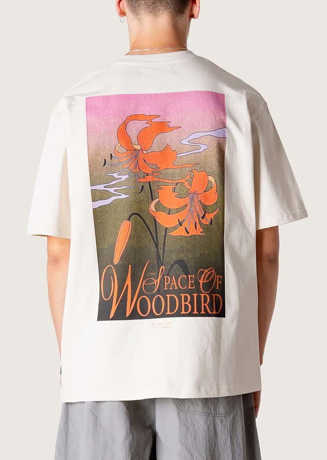 Woodbird Men's Baine Flower T-shirt Off White
