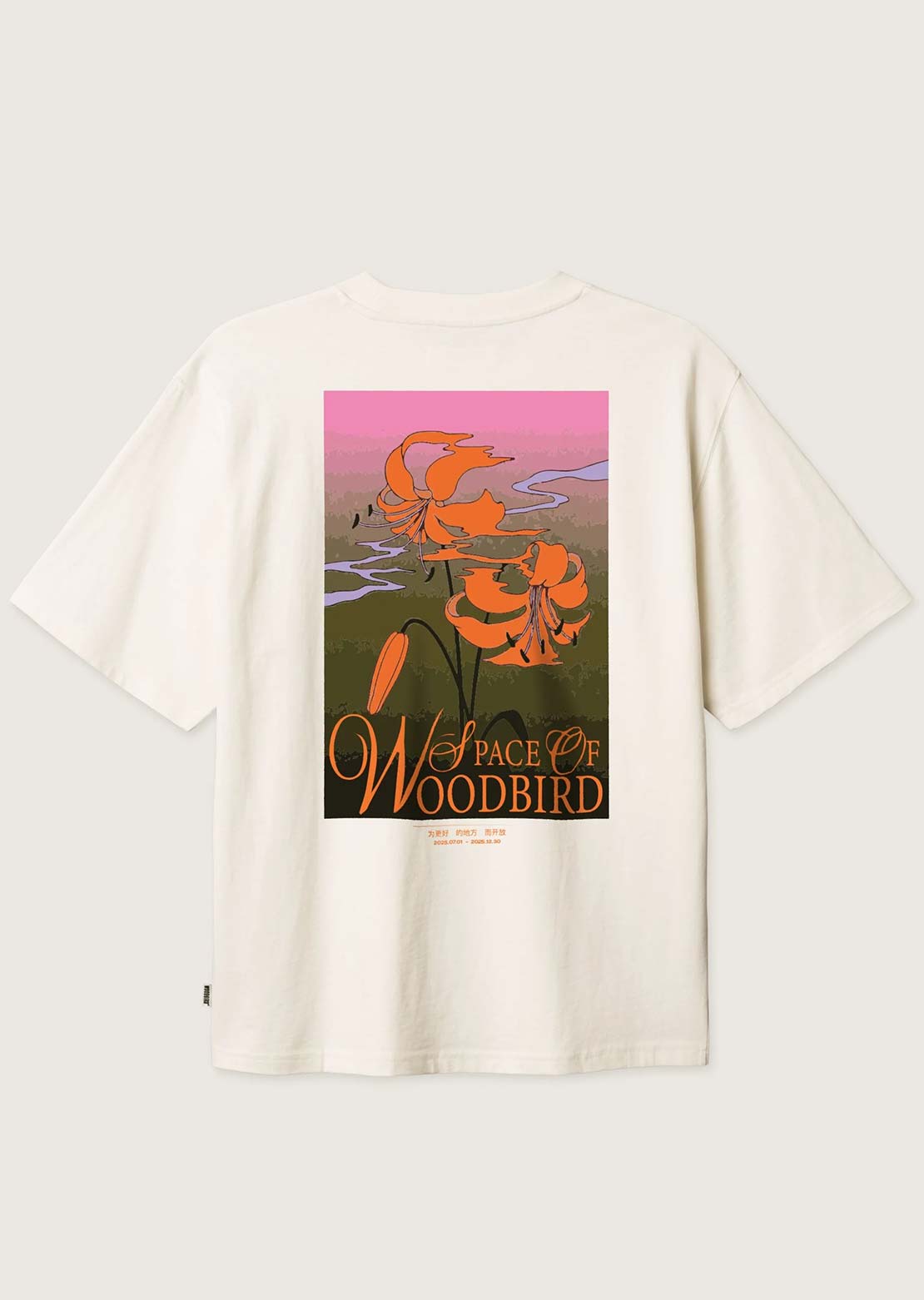 Woodbird Men's Baine Flower T-shirt Off White