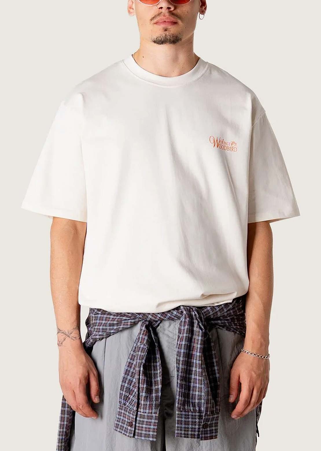 Woodbird Men's Baine Flower T-shirt Off White