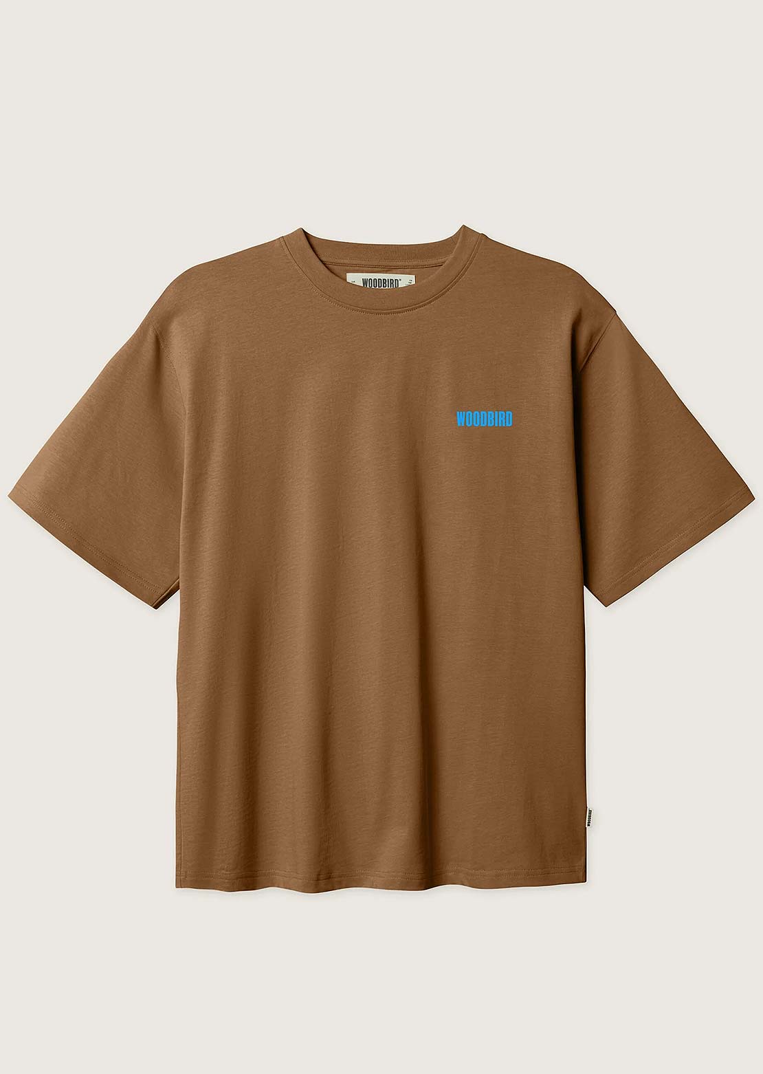 Woodbird Men's Baine Koi T-shirt Dark Brown