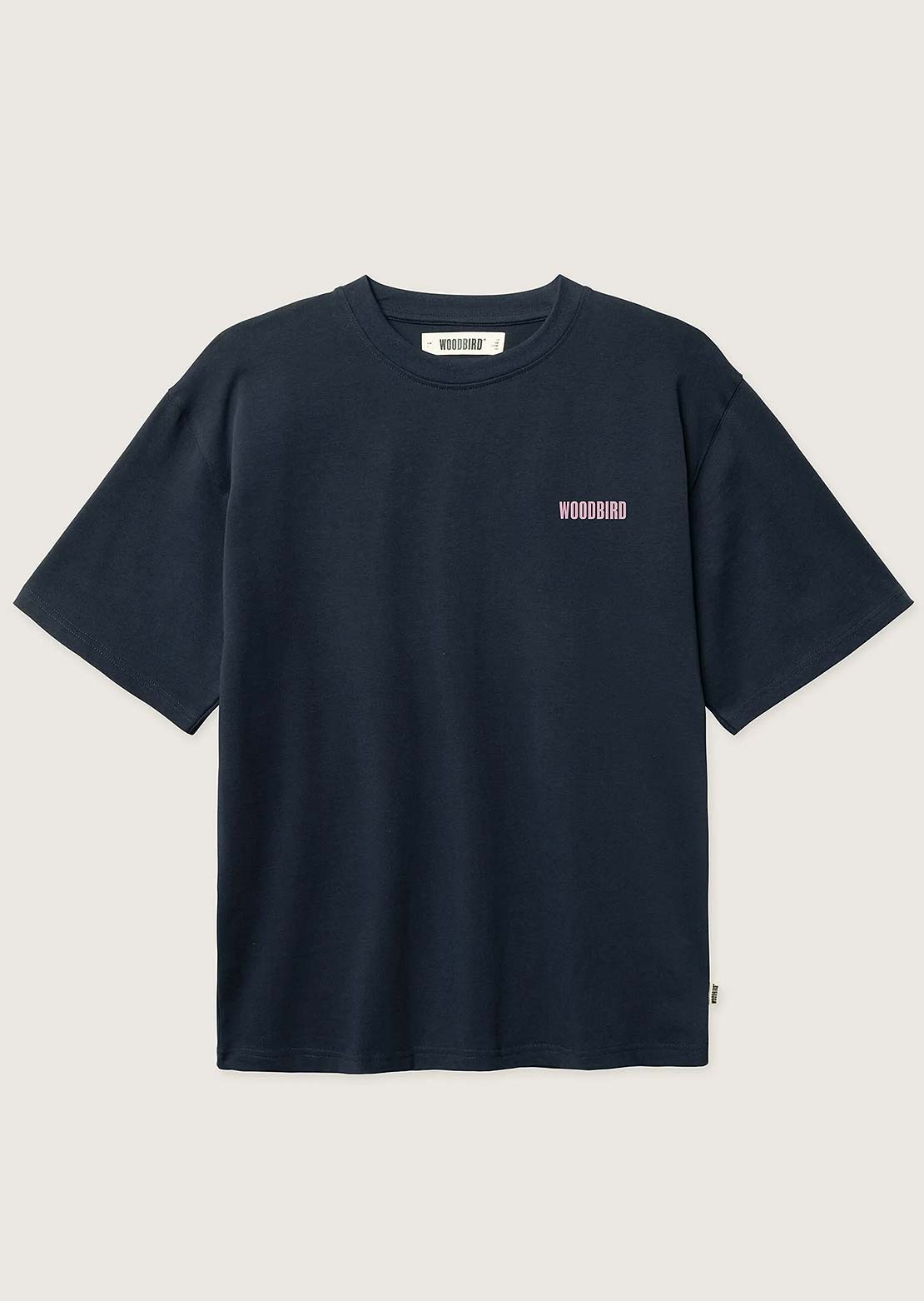 Woodbird Men's Baine Koi T-shirt Dark Navy