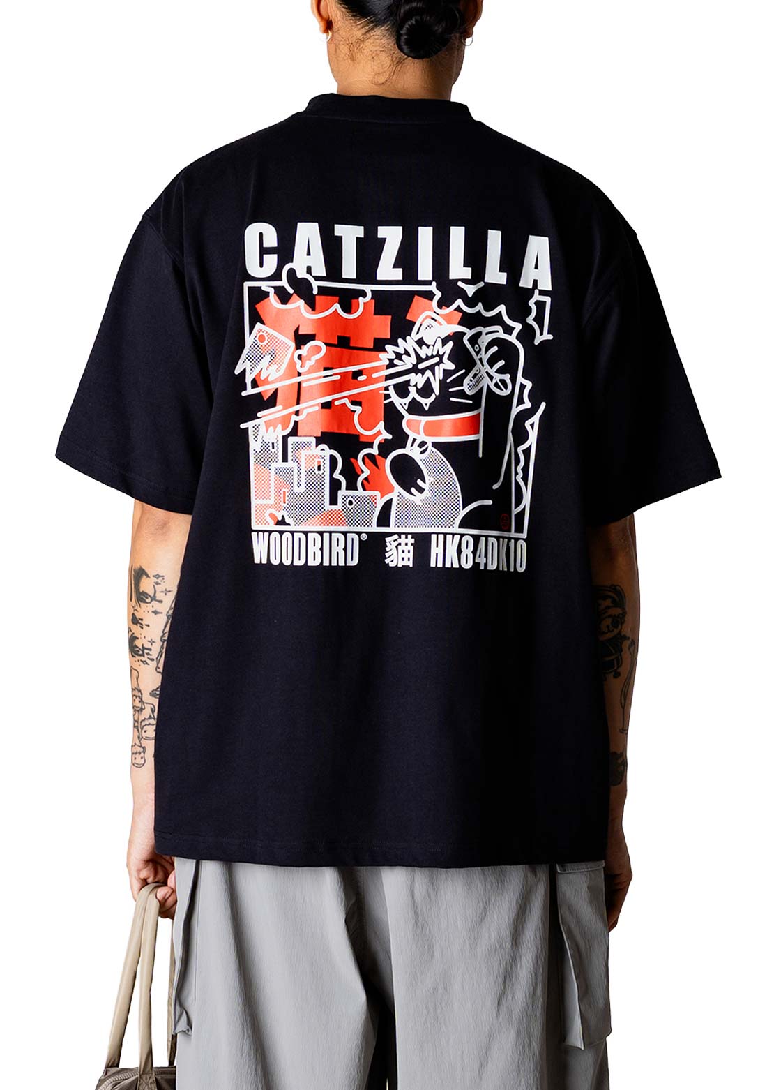 Woodbird Men's Baine Zilla T-Shirt Black
