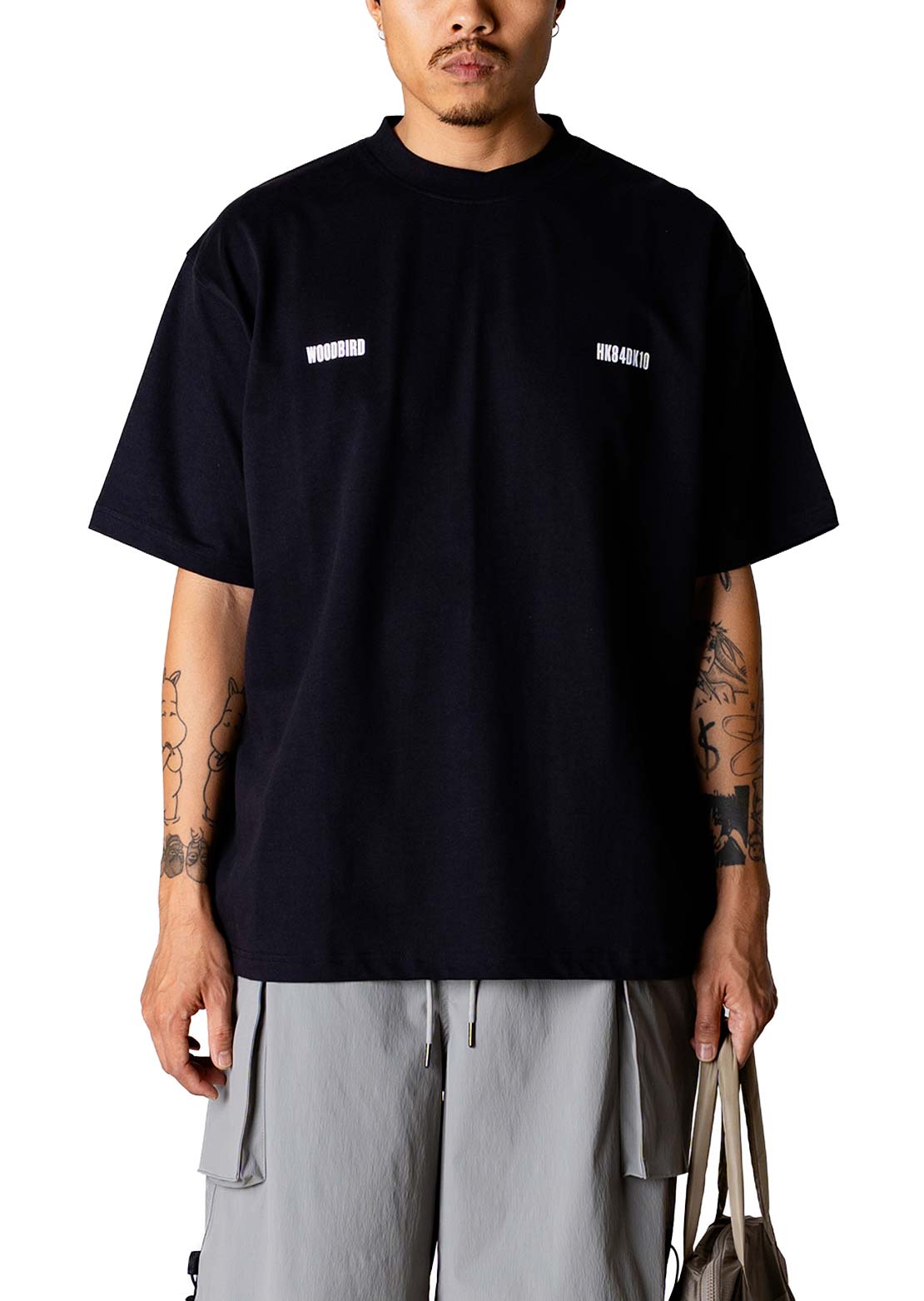 Woodbird Men's Baine Zilla T-Shirt Black