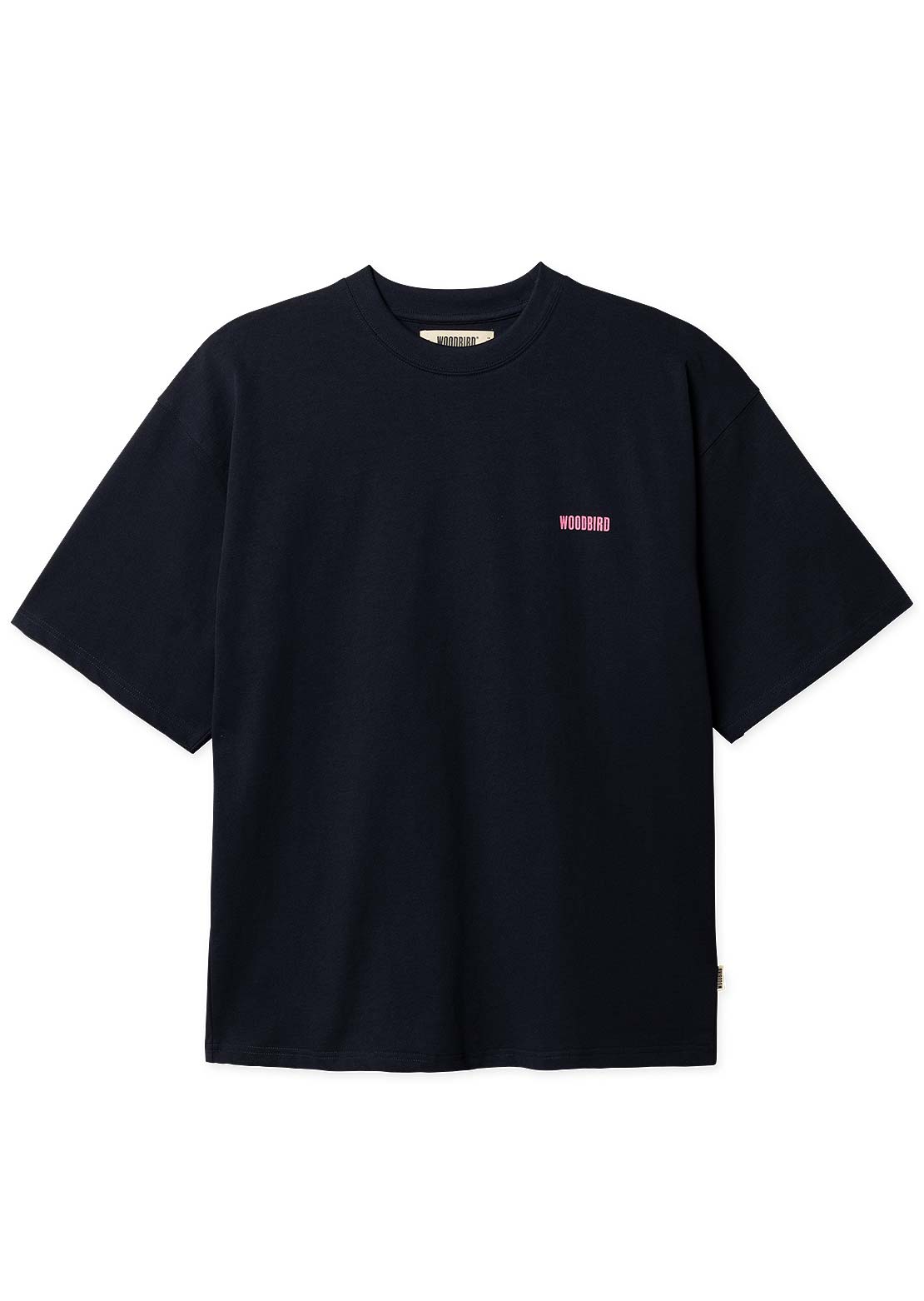 Woodbird Men's Beam Book T-Shirt Dark Navy