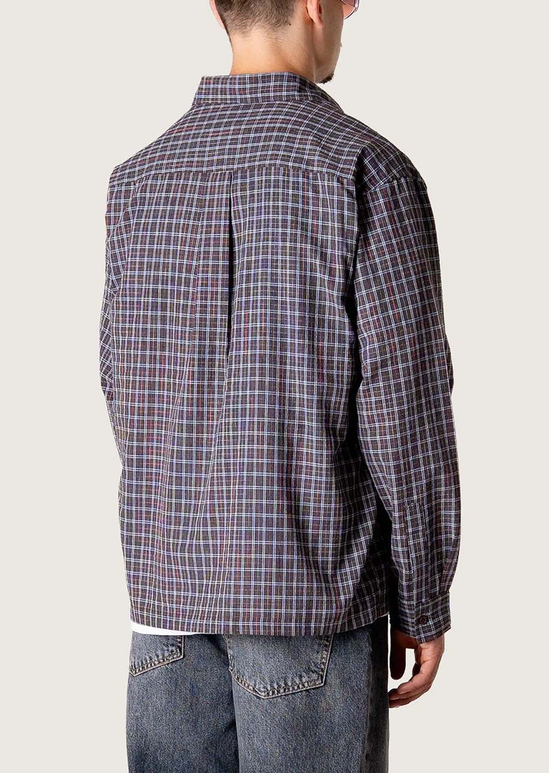 Woodbird Men's Buzo Chuck Button Up Shirt Brown Check
