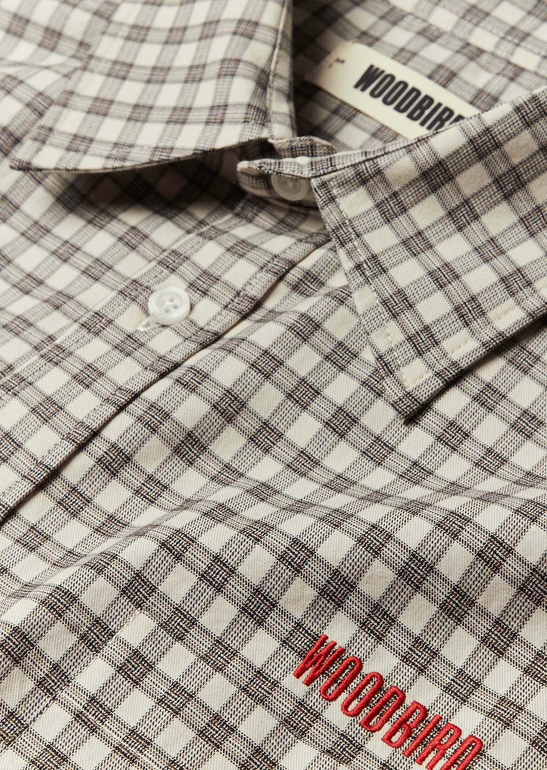 Woodbird Men's Buzo Emb Check Button Up Shirt