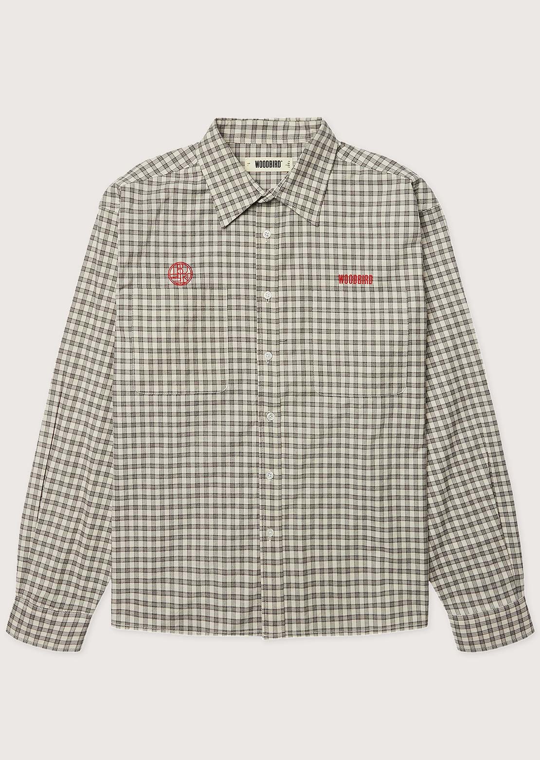 Woodbird Men's Buzo Emb Check Button Up Shirt