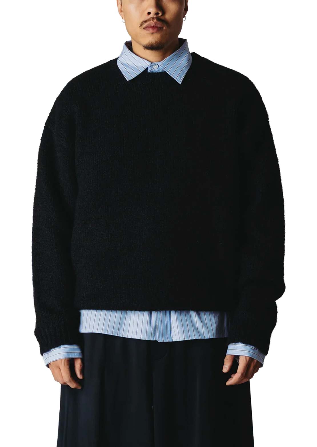 Woodbird Men's Kurt Mohairy Crew Sweater