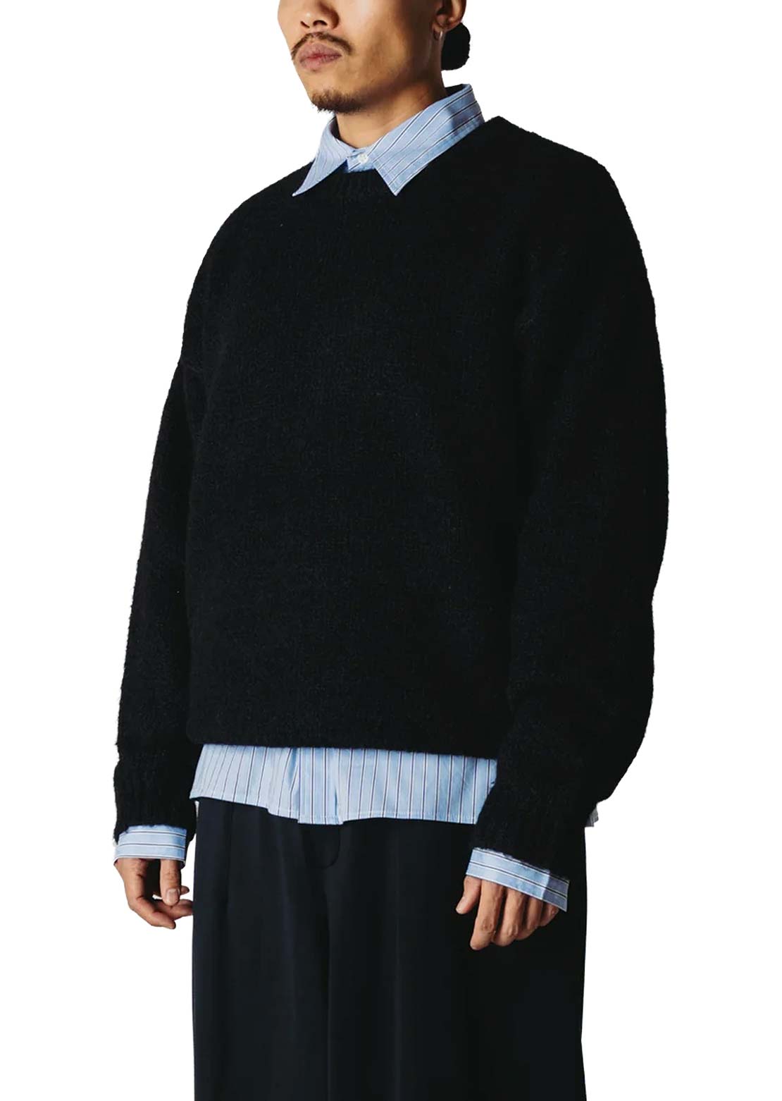 Woodbird Men's Kurt Mohairy Crew Sweater