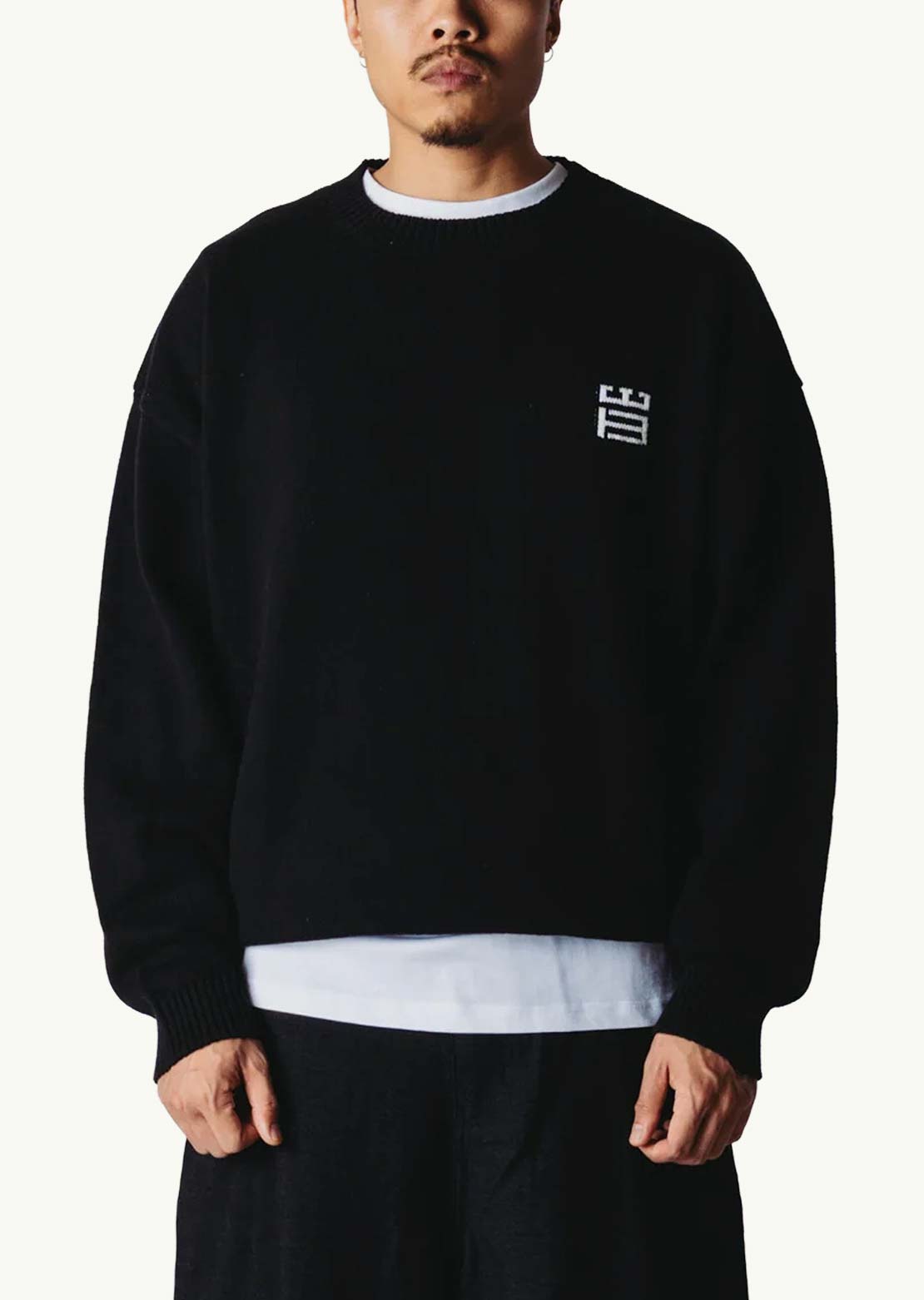 Woodbird Men's Kurt Stamp Crew Sweater
