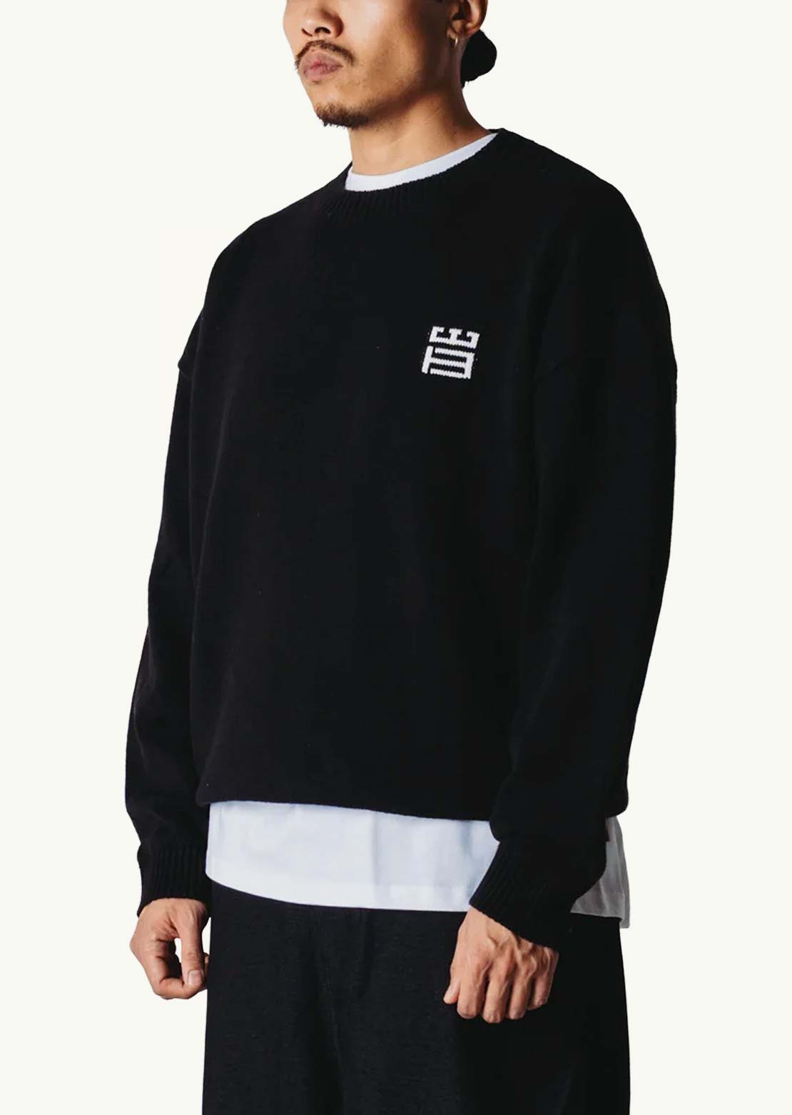 Woodbird Men's Kurt Stamp Crew Sweater