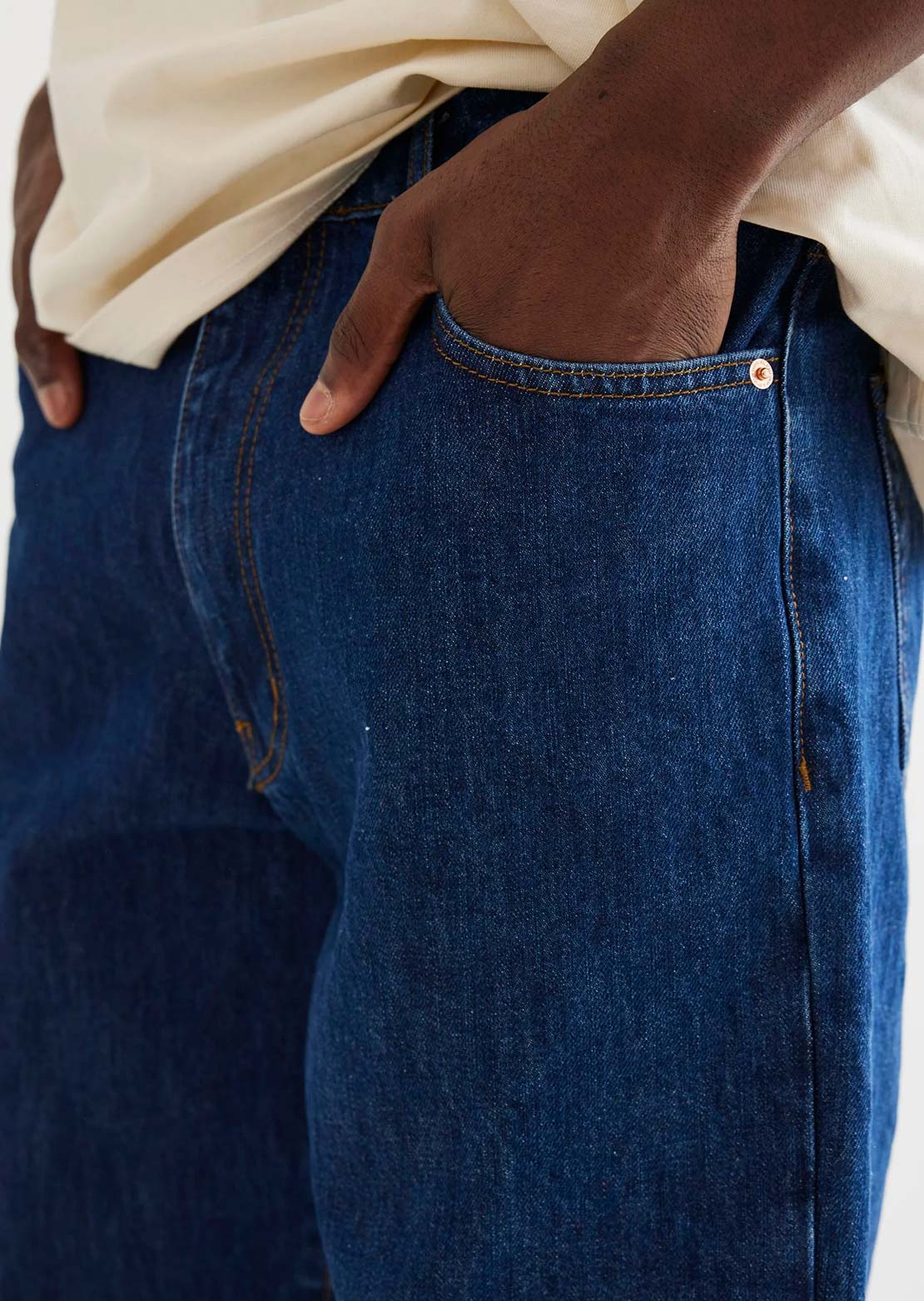 Woodbird Men's Leroy 90's Rinse Jeans Blue
