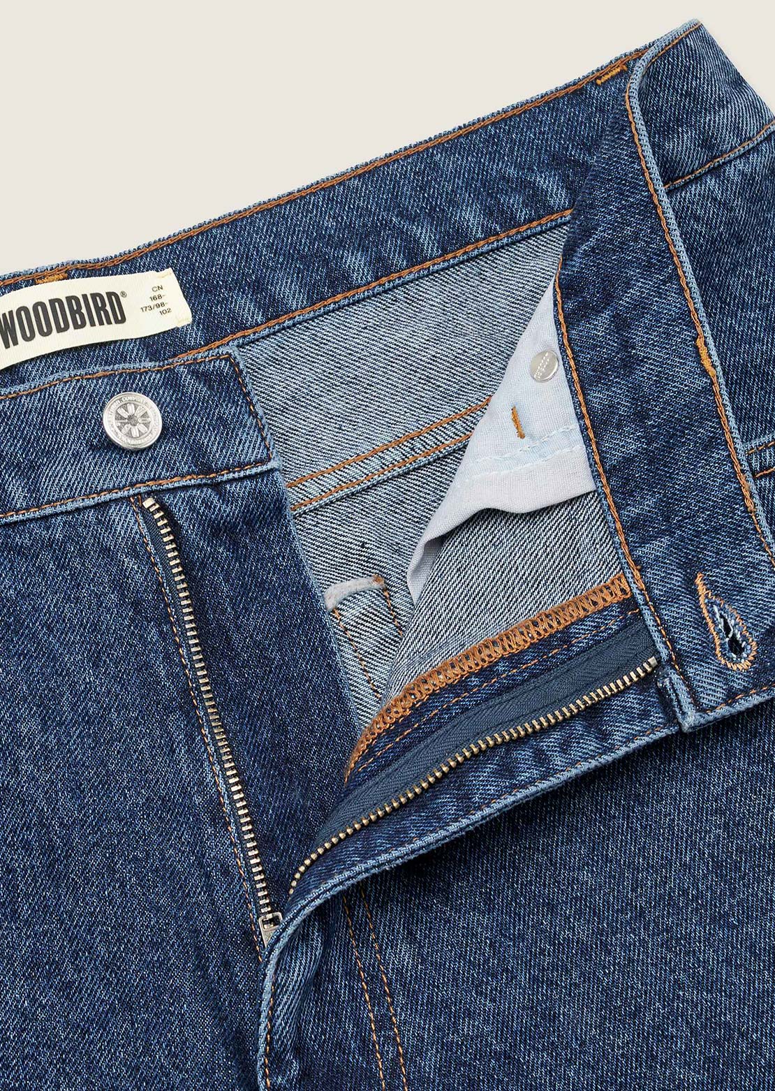 Woodbird Men's Leroy 90's Rinse Jeans Blue