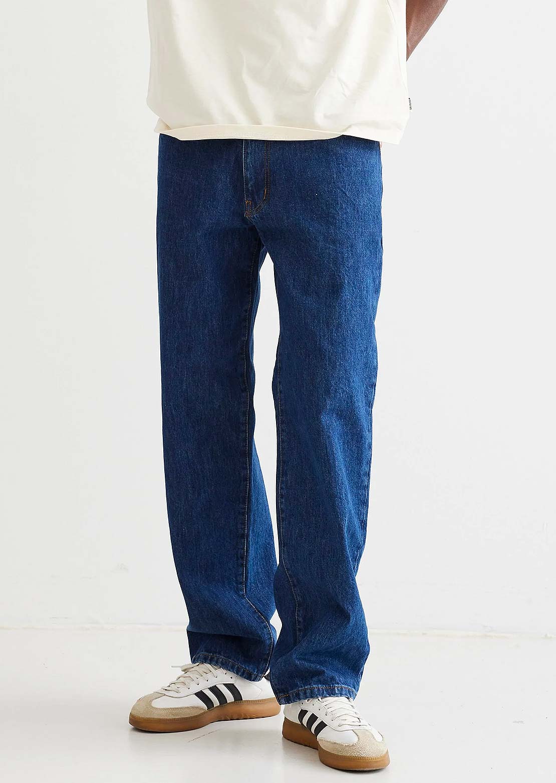 Woodbird Men's Leroy 90's Rinse Jeans Blue