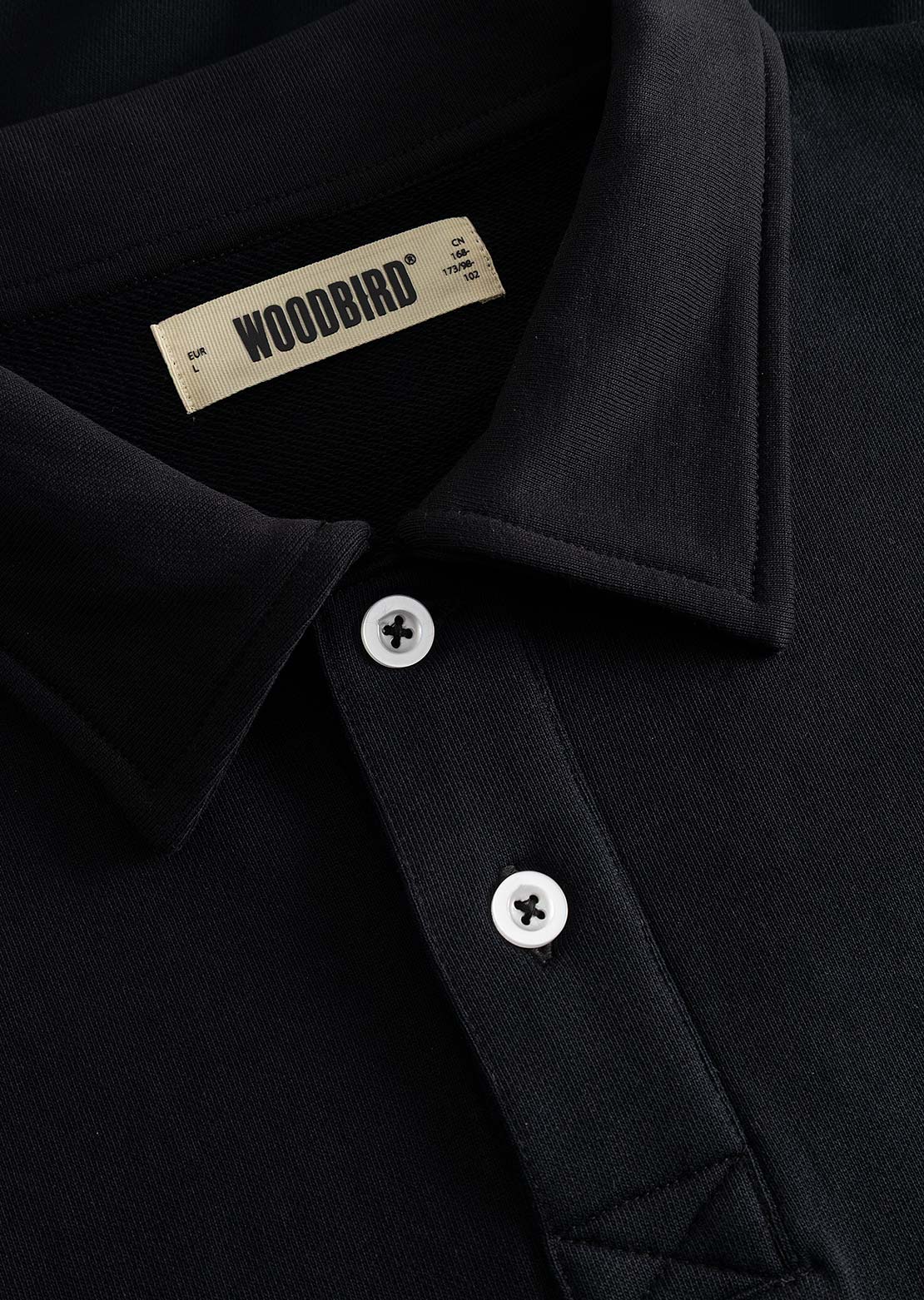 Woodbird Men's Loke Sport Sweat Polo Black
