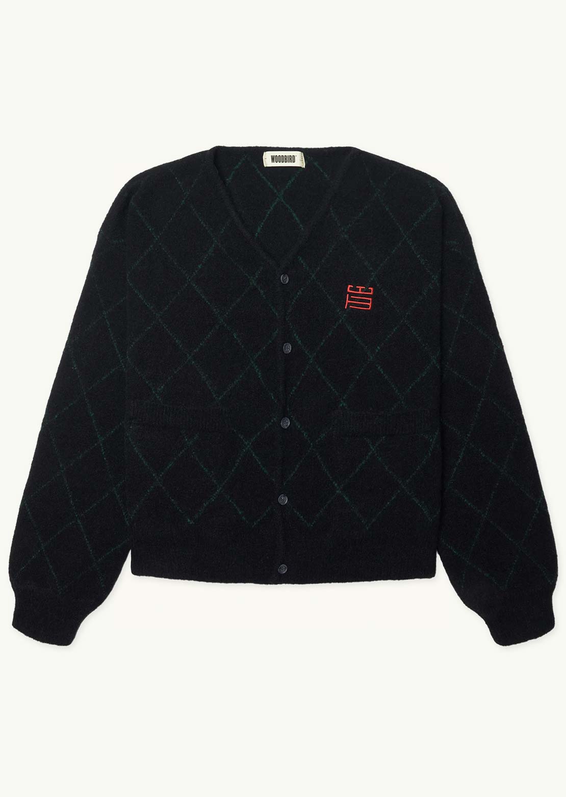Woodbird Men's Oni Check Cardigan