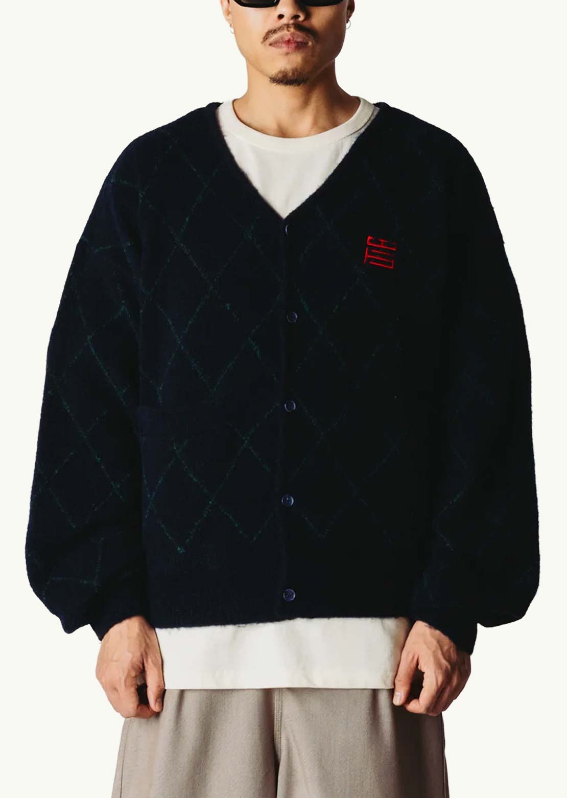Woodbird Men's Oni Check Cardigan