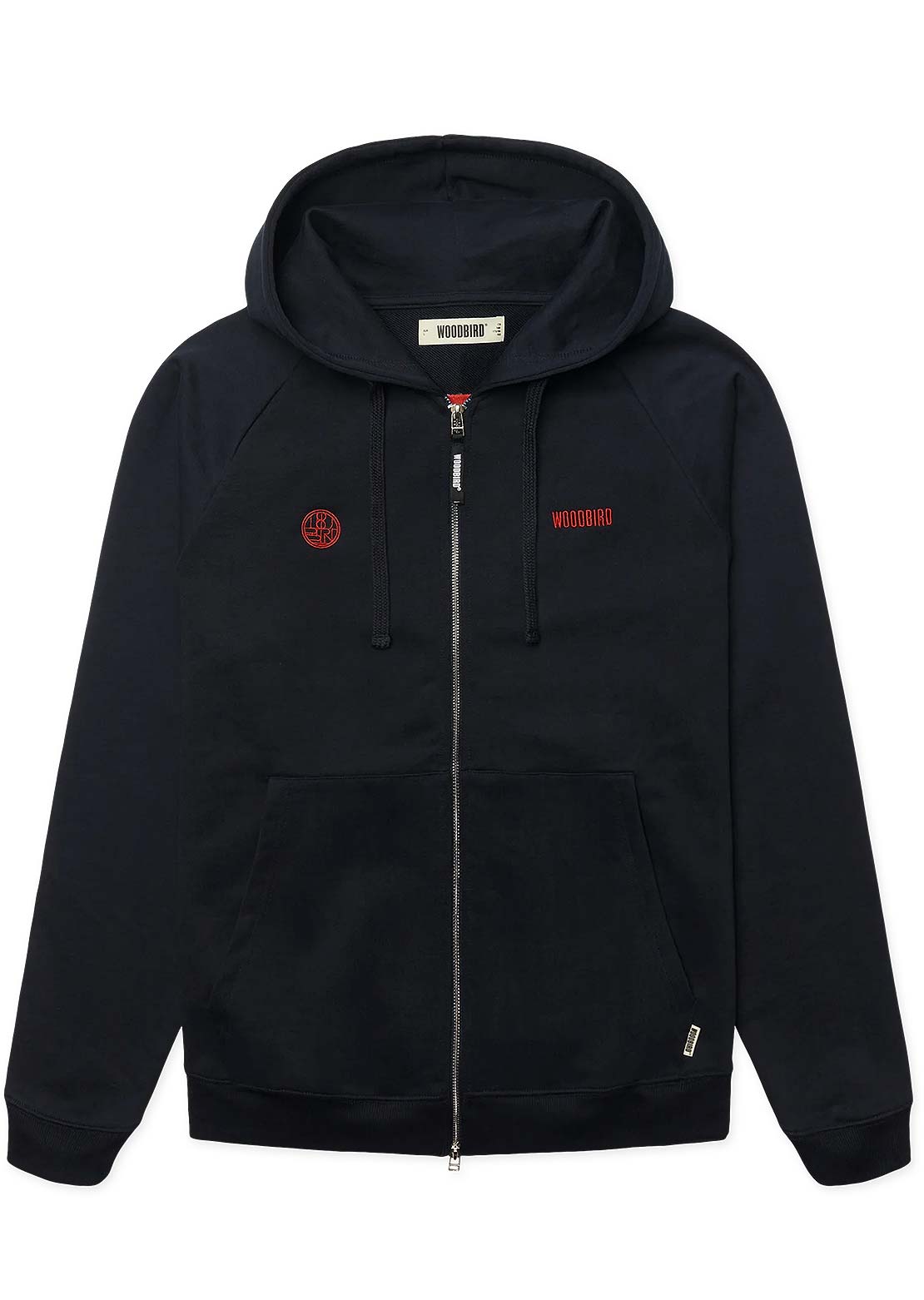 Woodbird Men's Paw Emblem Zip Hood