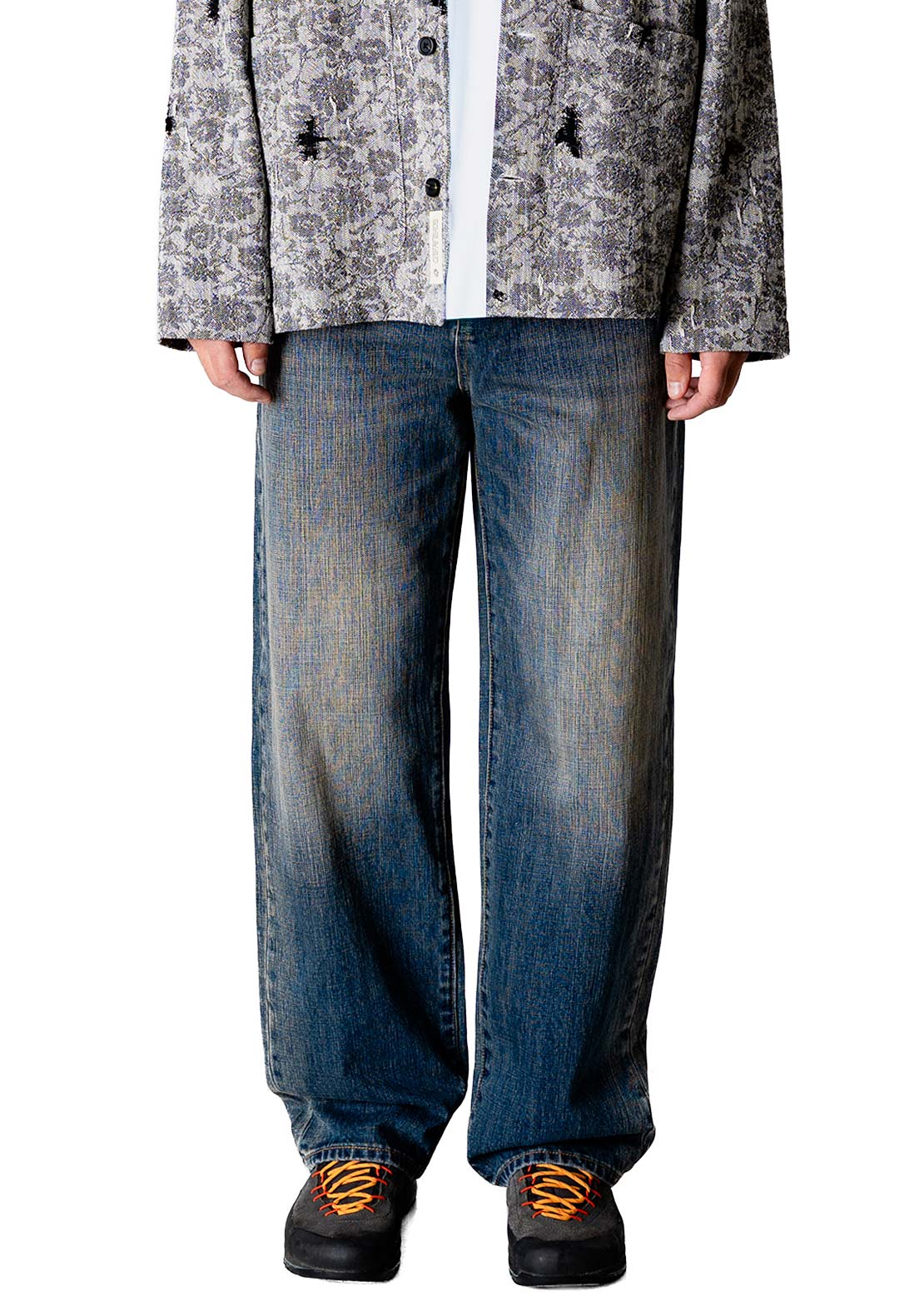Woodbird Men's Rami Buff Jeans Dark Blue