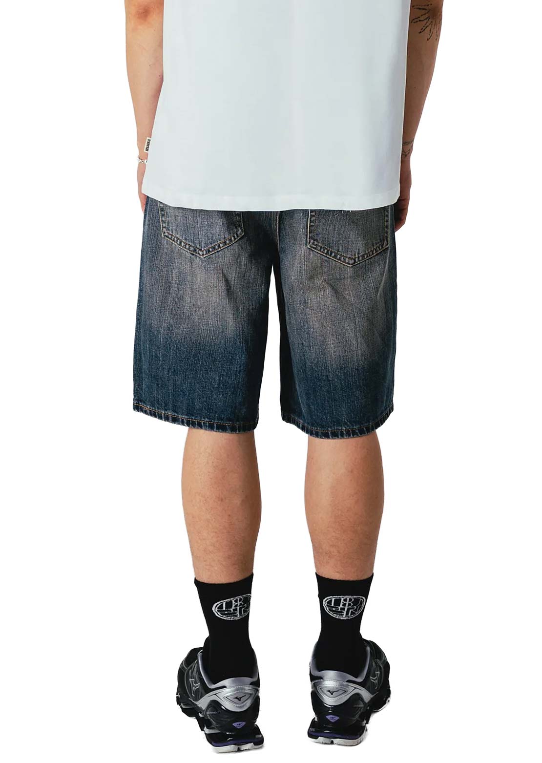 Woodbird Men's Rami Buff Shorts Dark Blue