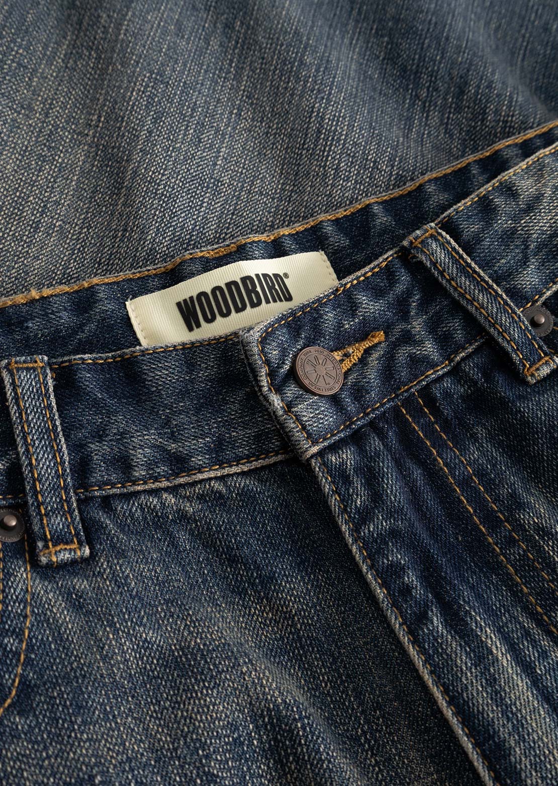 Woodbird Men's Rami Buff Shorts Dark Blue
