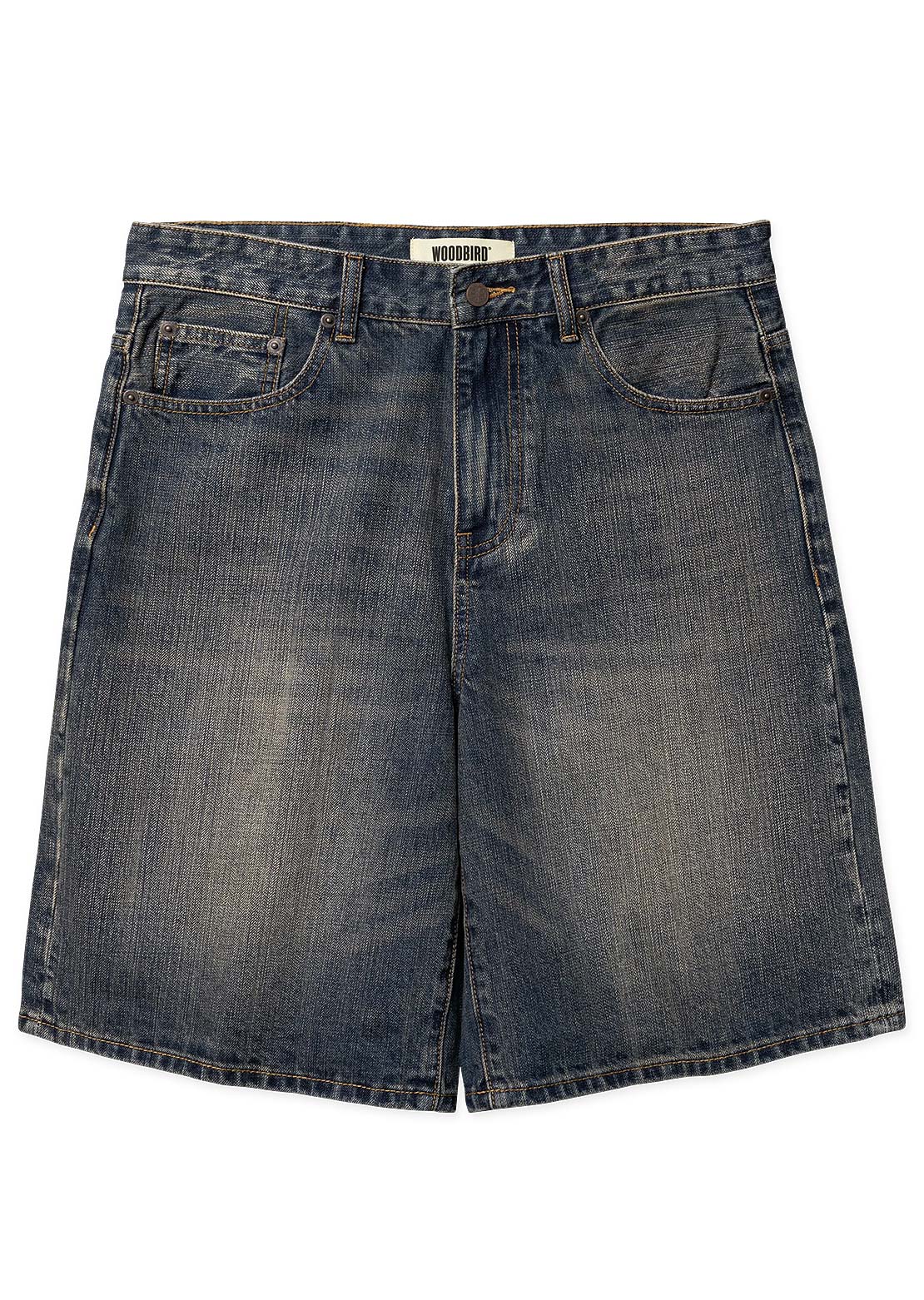 Woodbird Men's Rami Buff Shorts Dark Blue