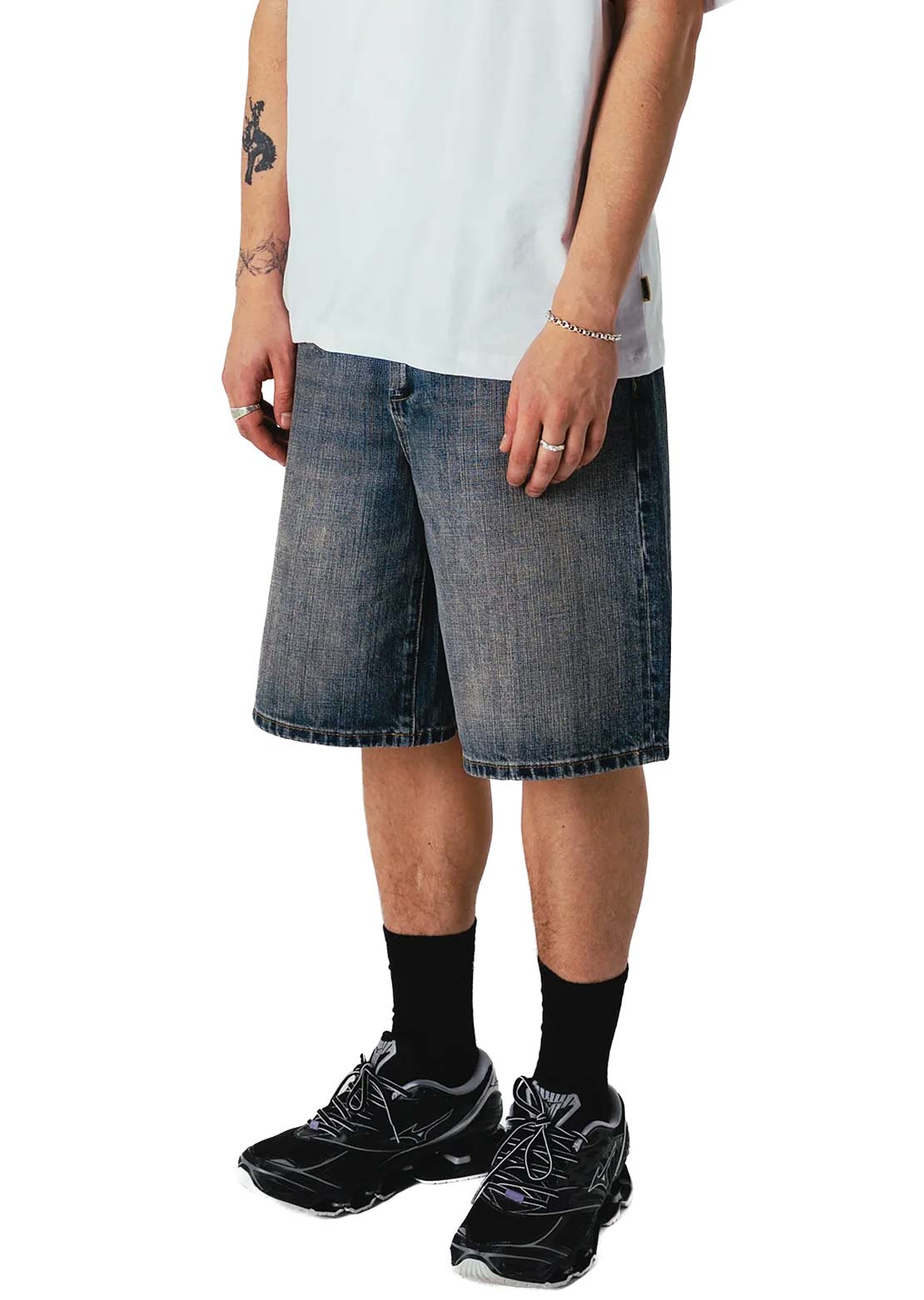 Woodbird Men's Rami Buff Shorts Dark Blue