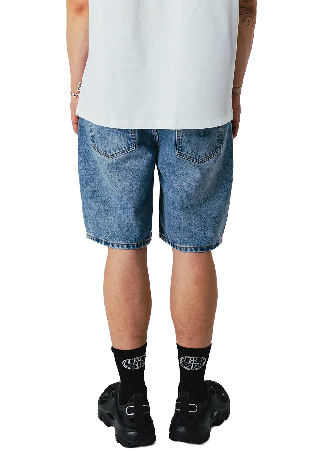 Woodbird Men's Rami Orig Shorts Blue Washed