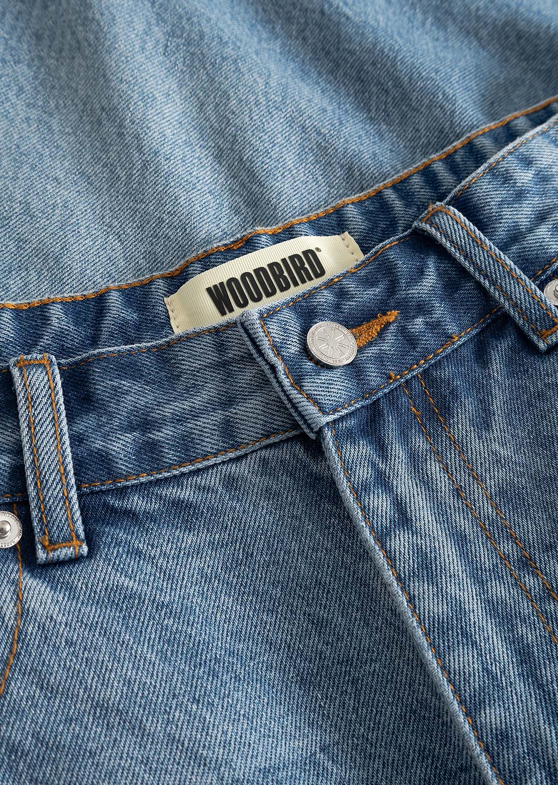 Woodbird Men's Rami Orig Shorts Blue Washed