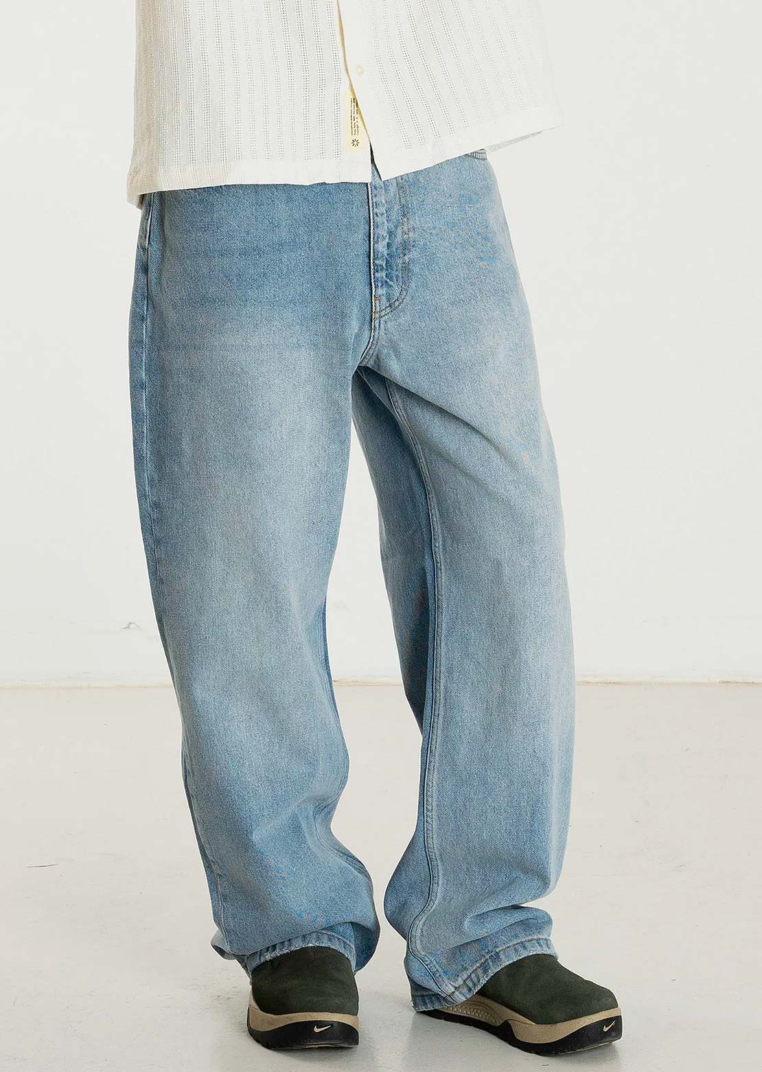 Woodbird Men's Rami Store Jeans Authentic Blue