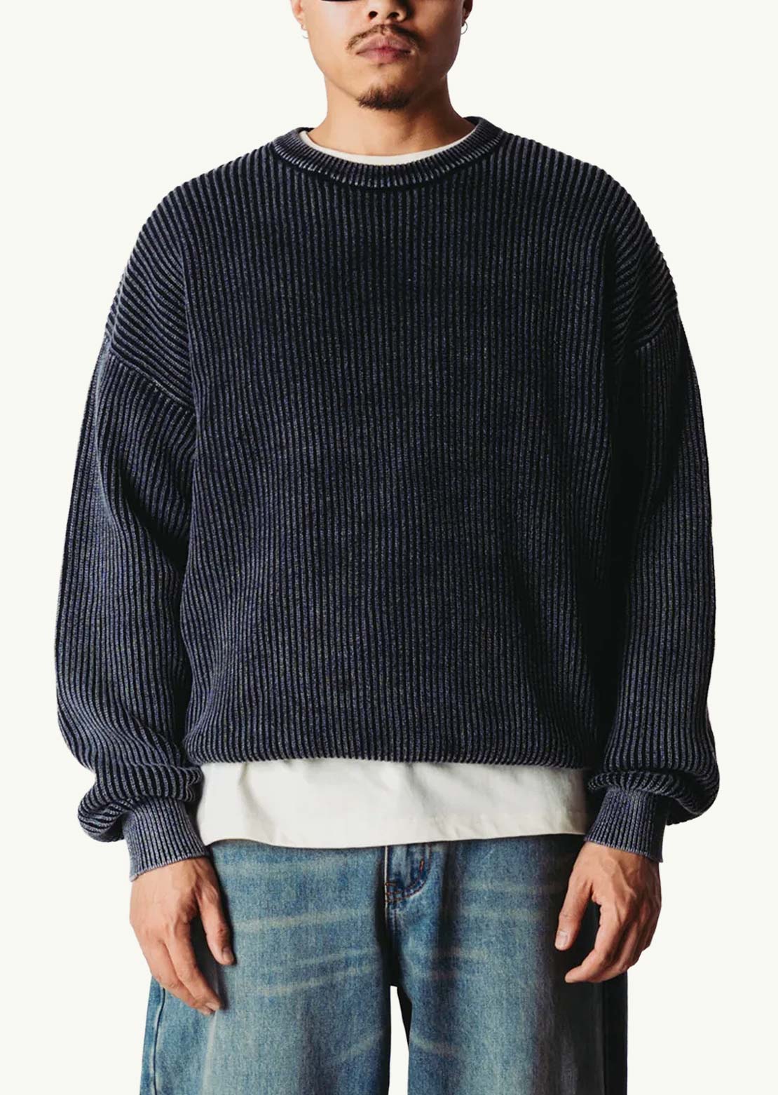 Woodbird Men's Sake Washed Crew Sweater