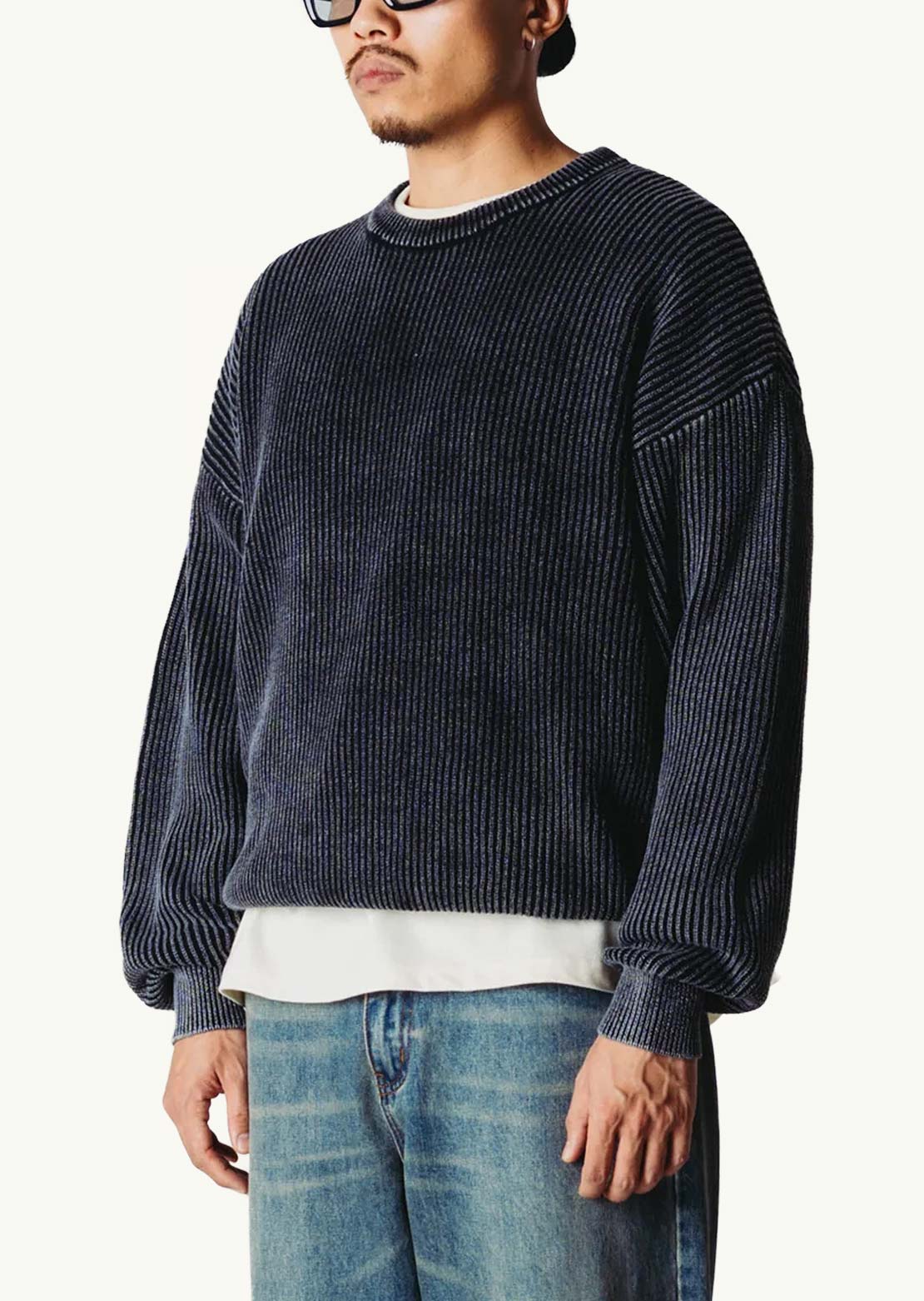 Woodbird Men's Sake Washed Crew Sweater