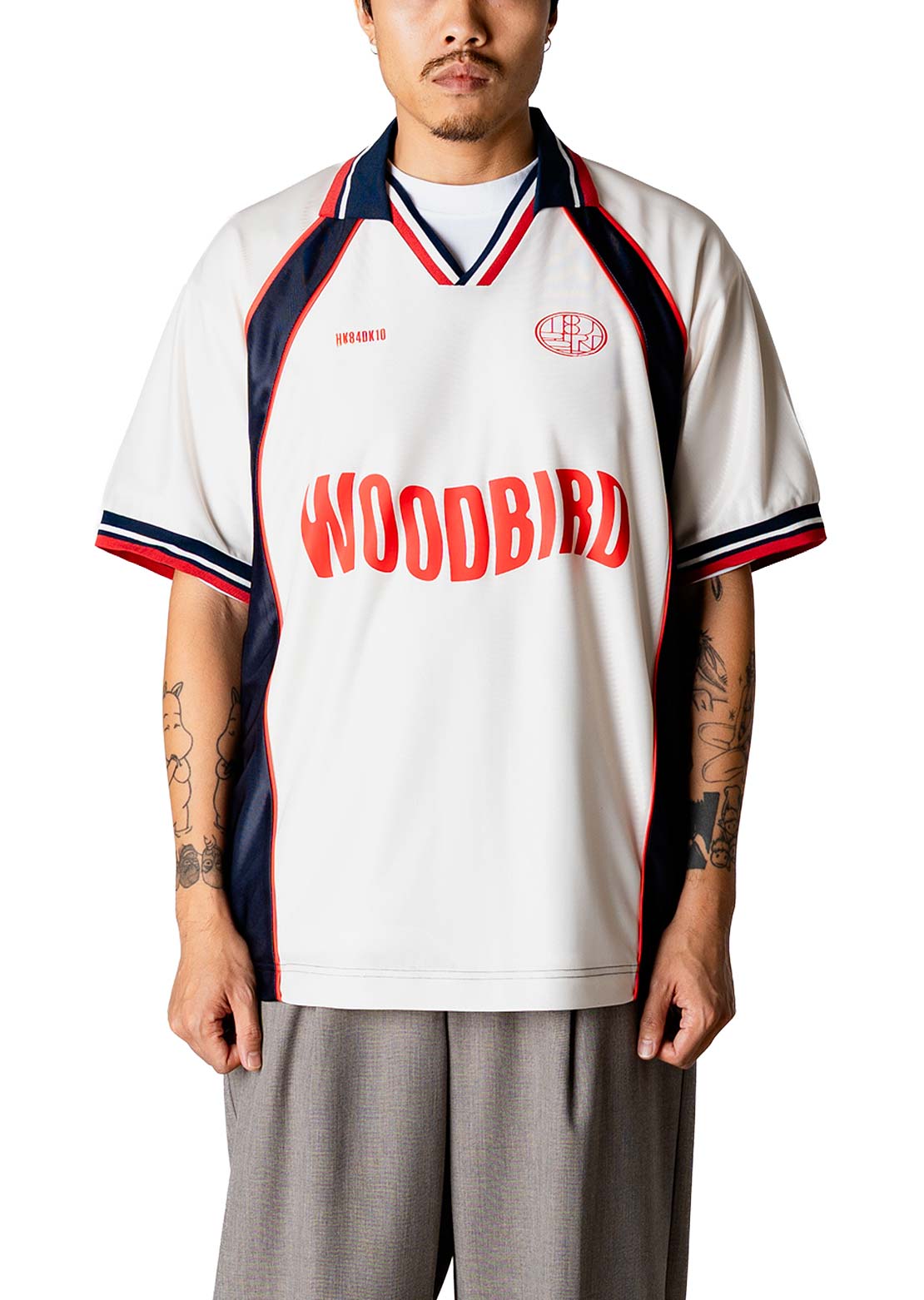 Woodbird Men's Taka Sports Polo Off White