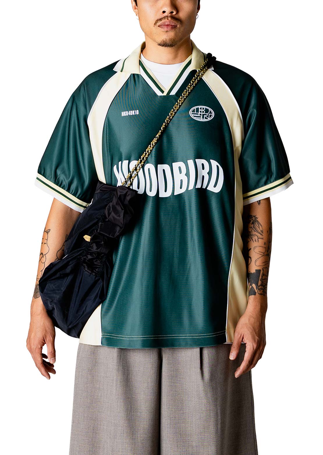 Woodbird Men's Taka Sports Polo Pine Green