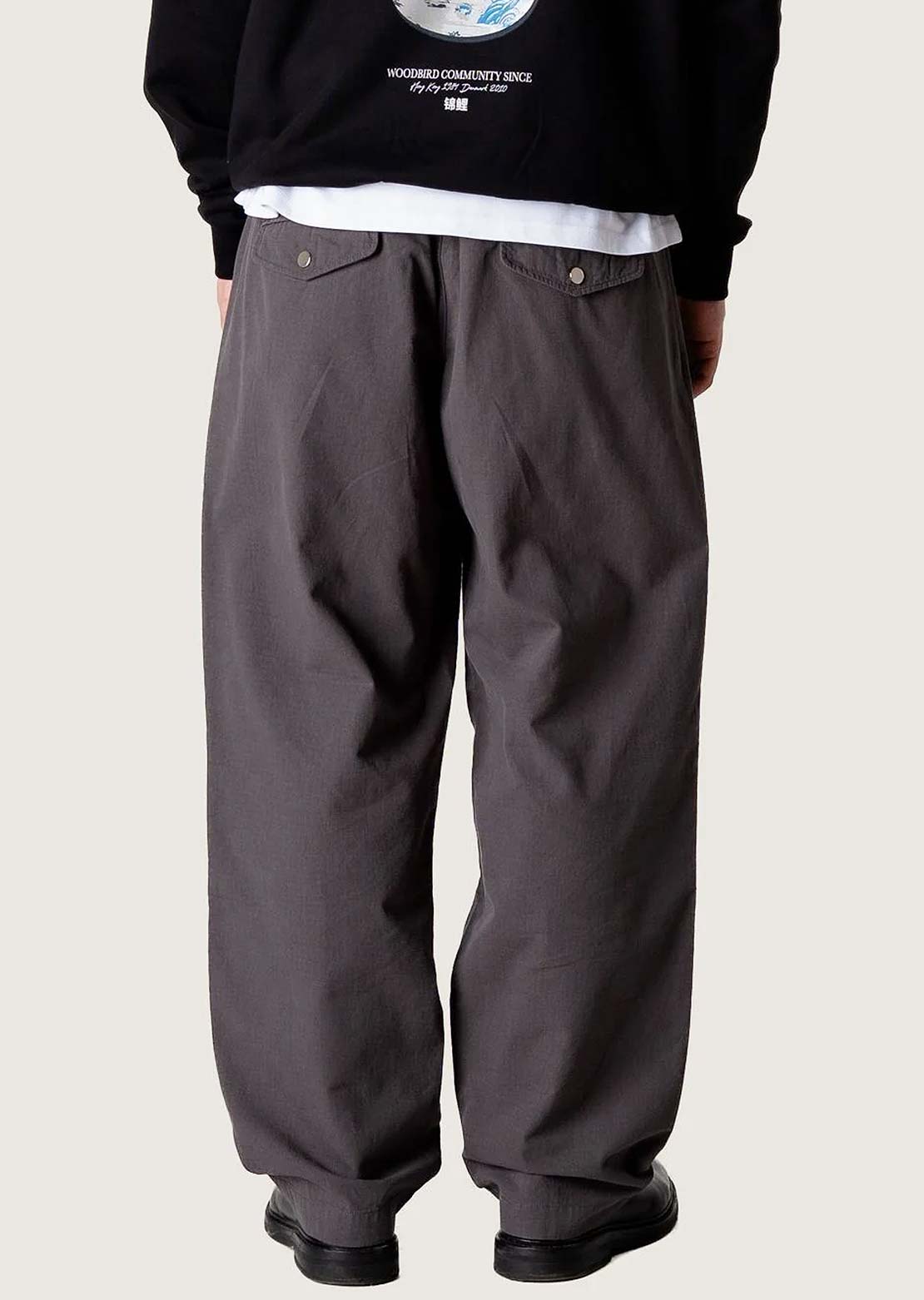 Woodbird Men's Umo Base Pants Asphalt