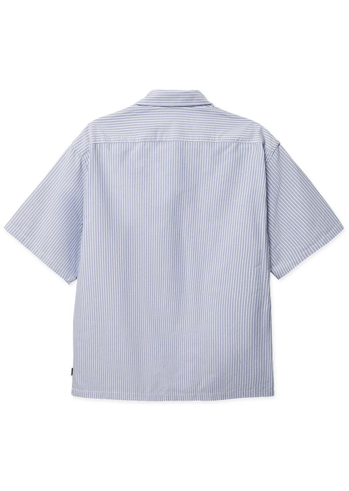Woodbird Men's Wang Oxford Flower Button Up Shirt Light Blue